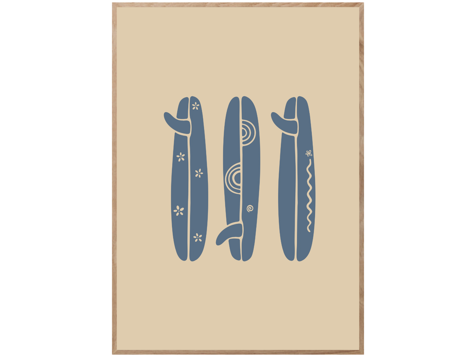 BOHO SURFBOARD POSTER