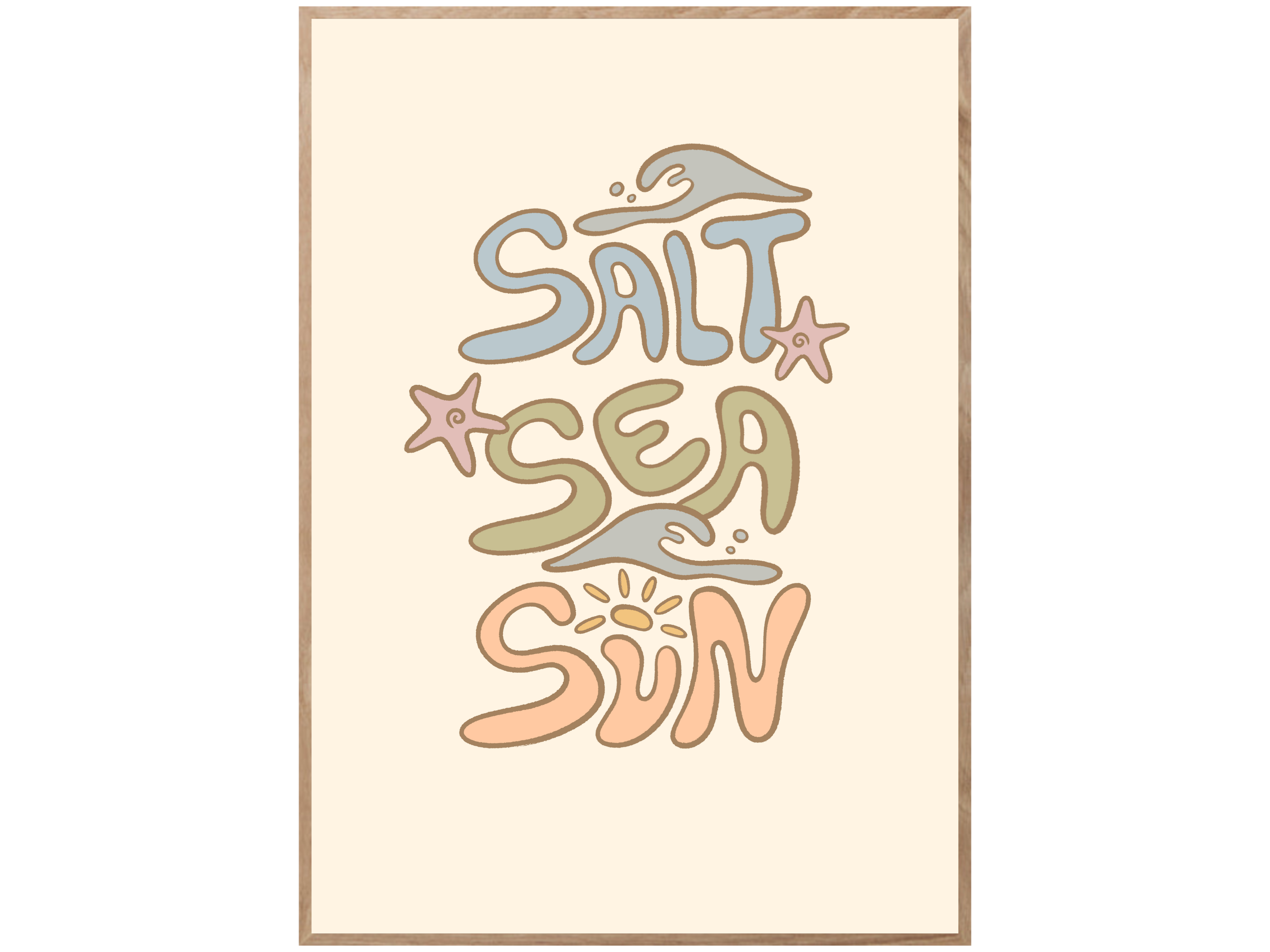 SALT SEA SUN POSTER