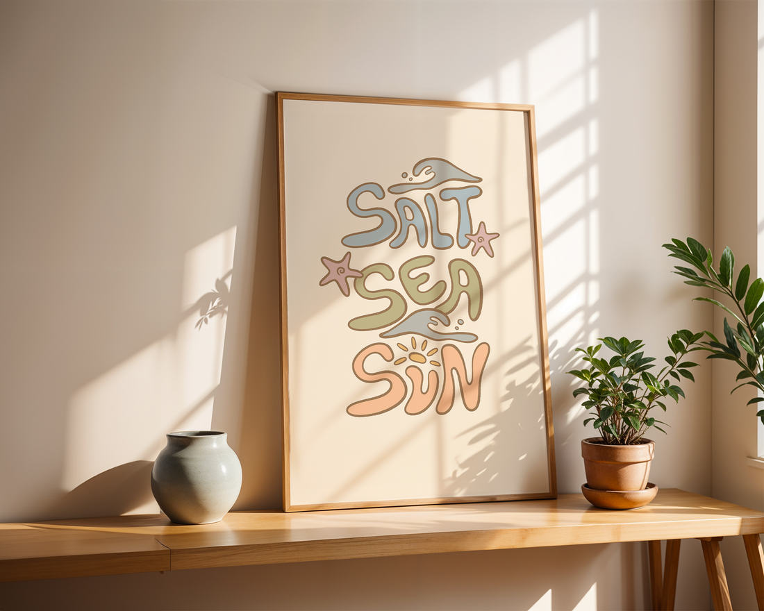 SALT SEA SUN POSTER