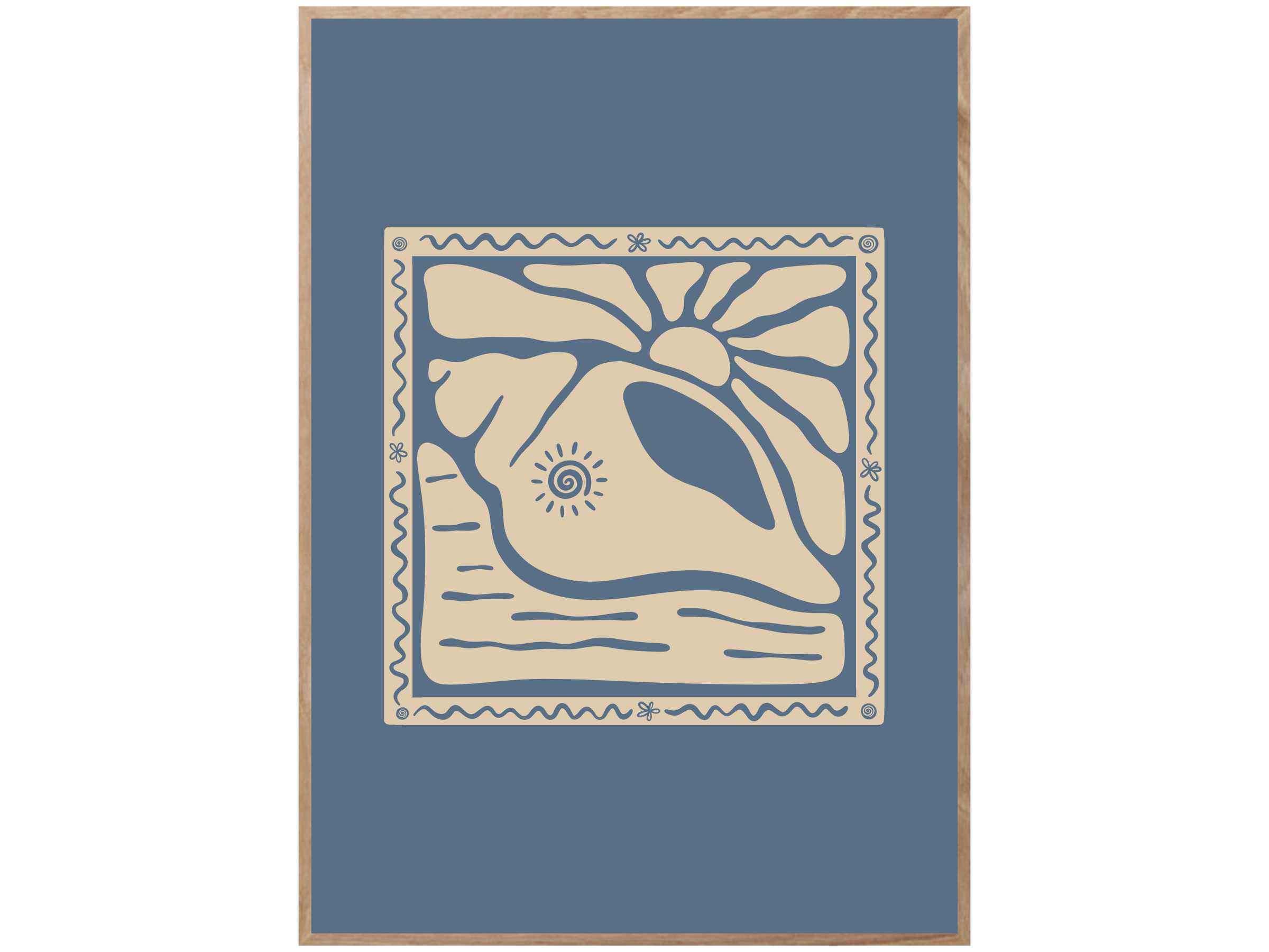 SUNNY SEASHELL POSTER