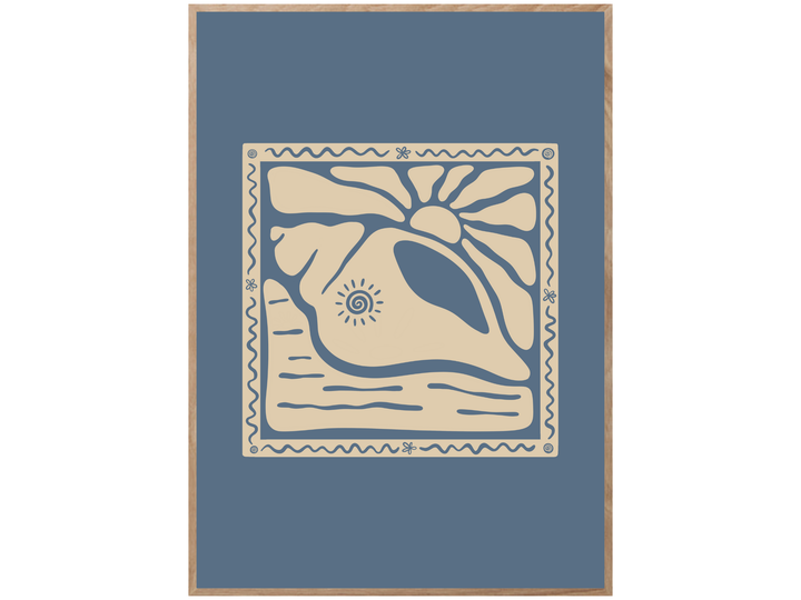 SUNNY SEASHELL POSTER