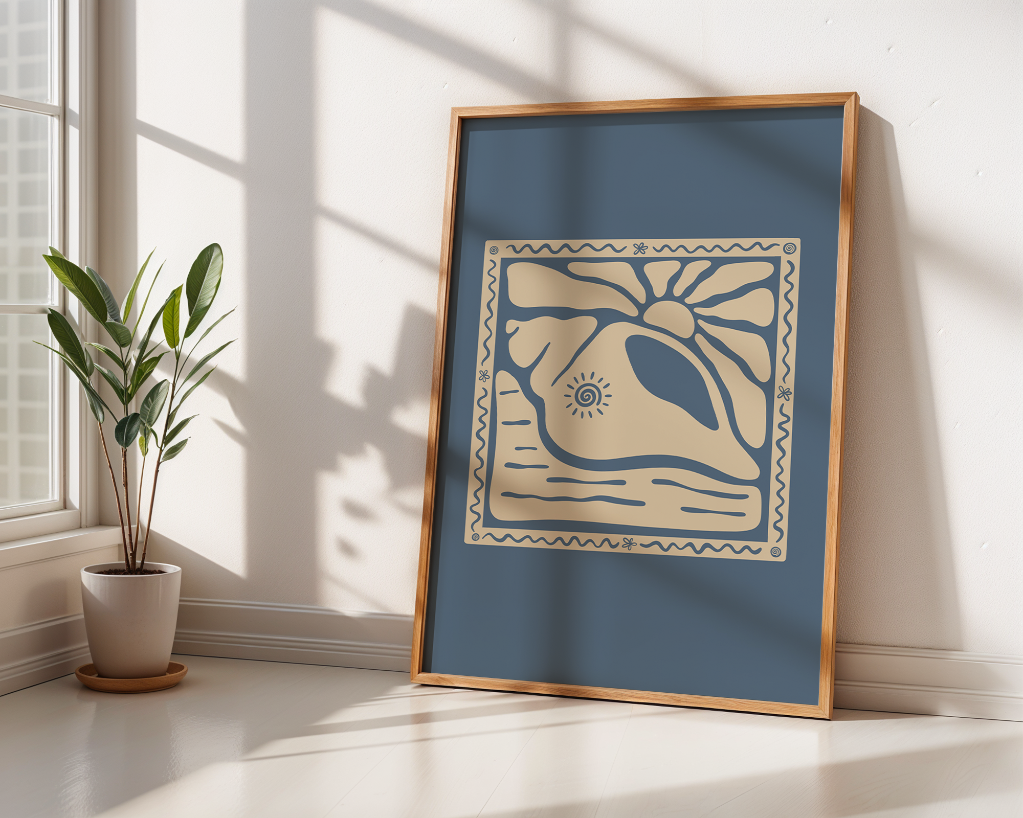 SUNNY SEASHELL POSTER