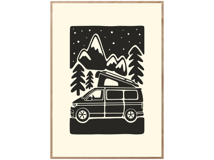 CAMPERVAN POSTER