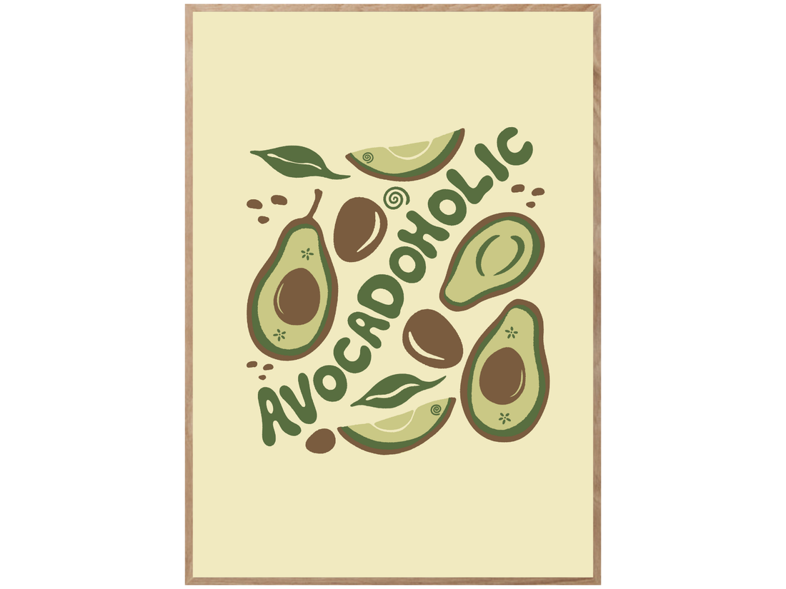 AVOCADOHOLIC POSTER
