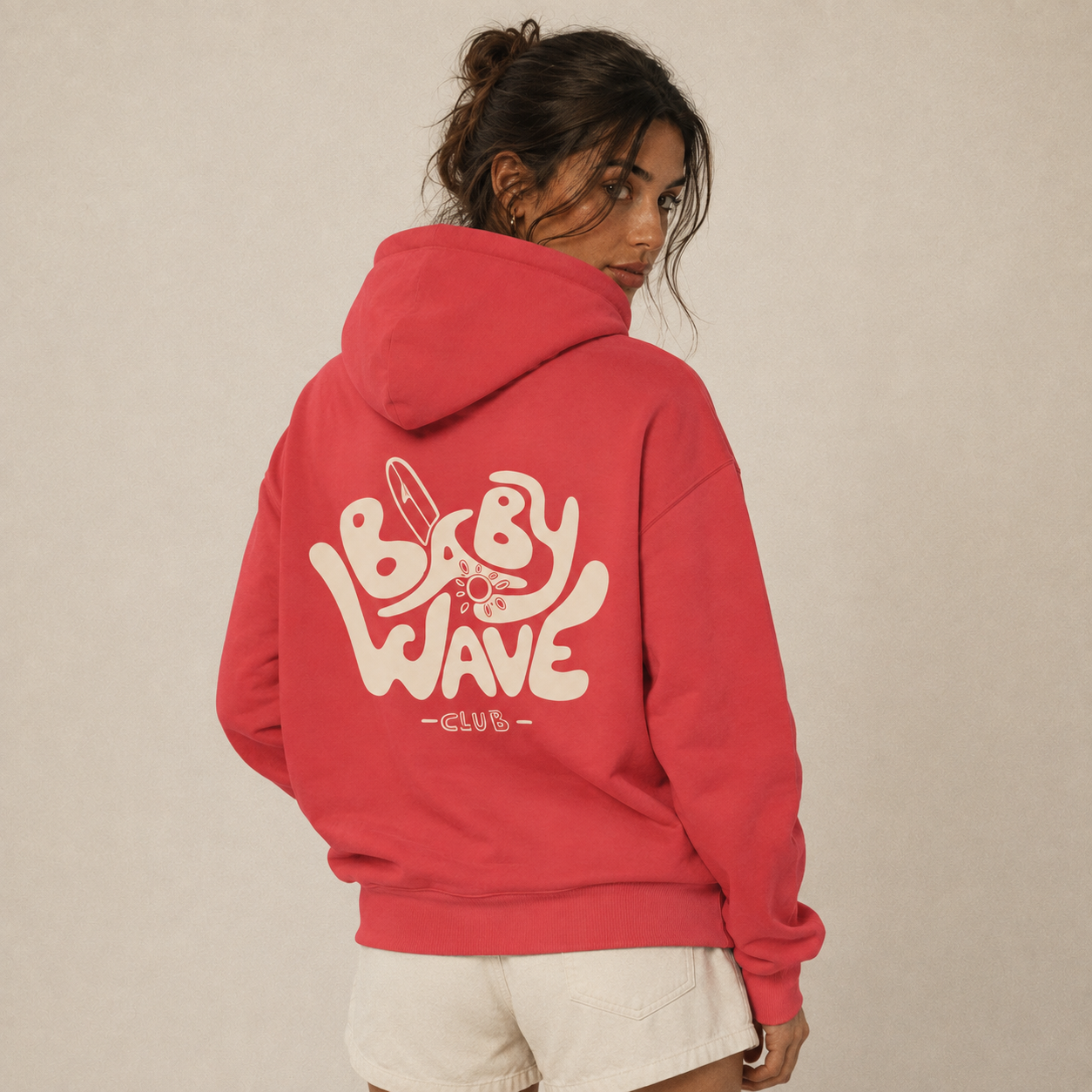 Baby Wave Club Hoodie Oversized