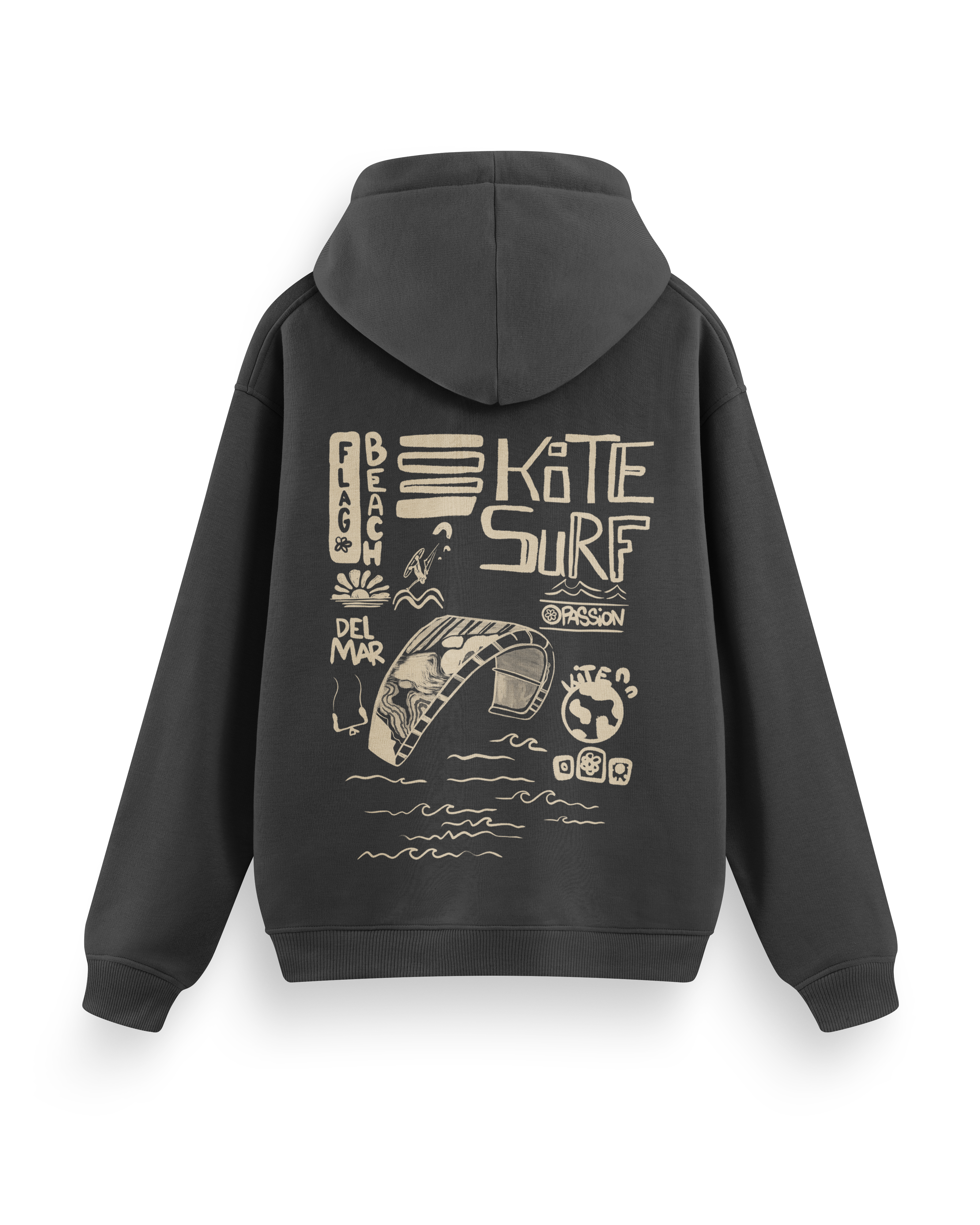 Flag Beach Hoodie Basic