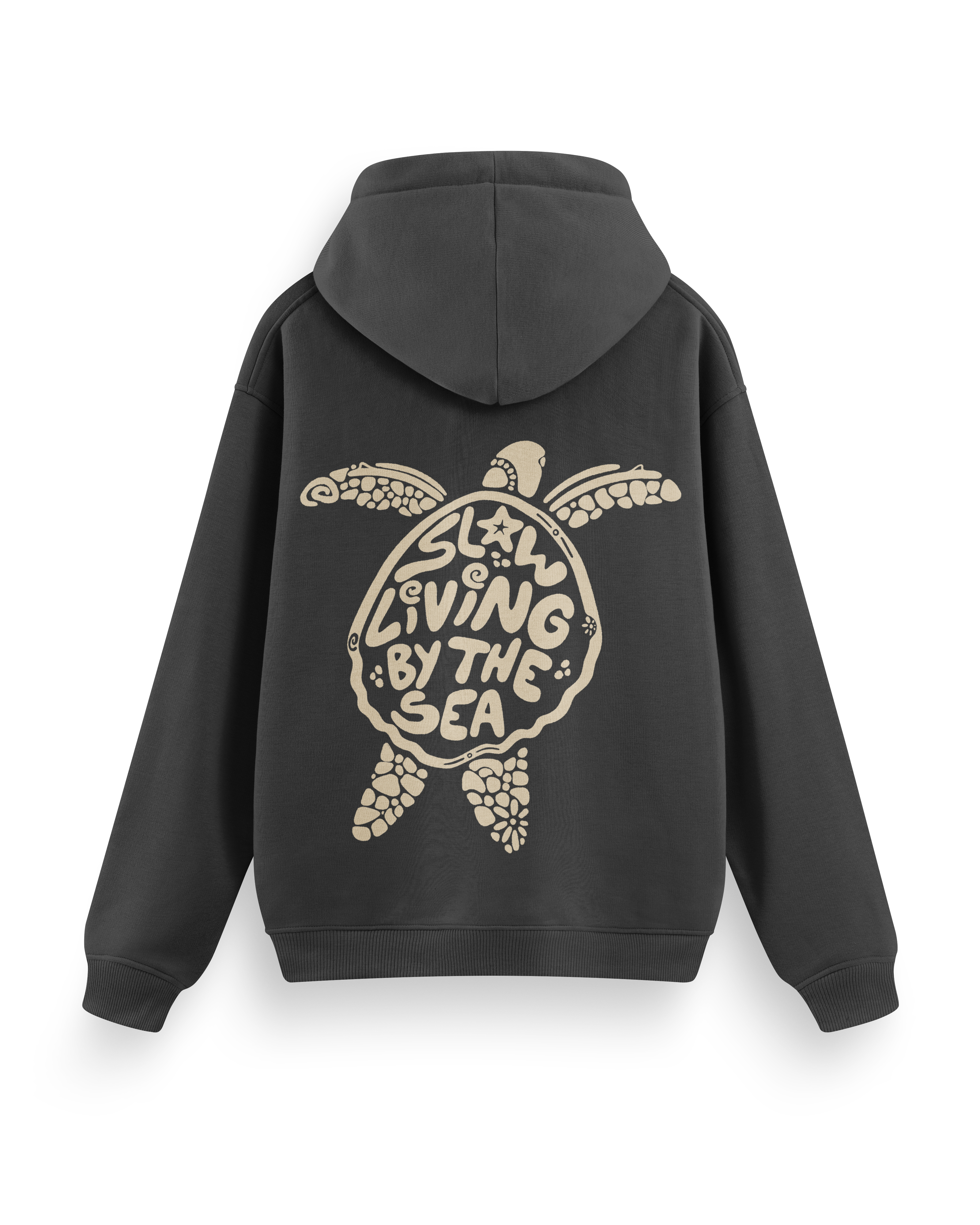 Slow Living By The Sea Hoodie Basic