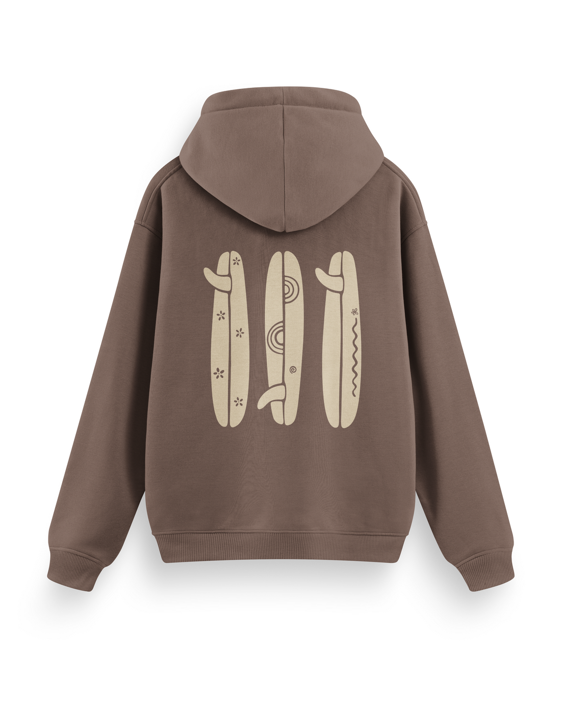 Boho Surfboard Hoodie Basic