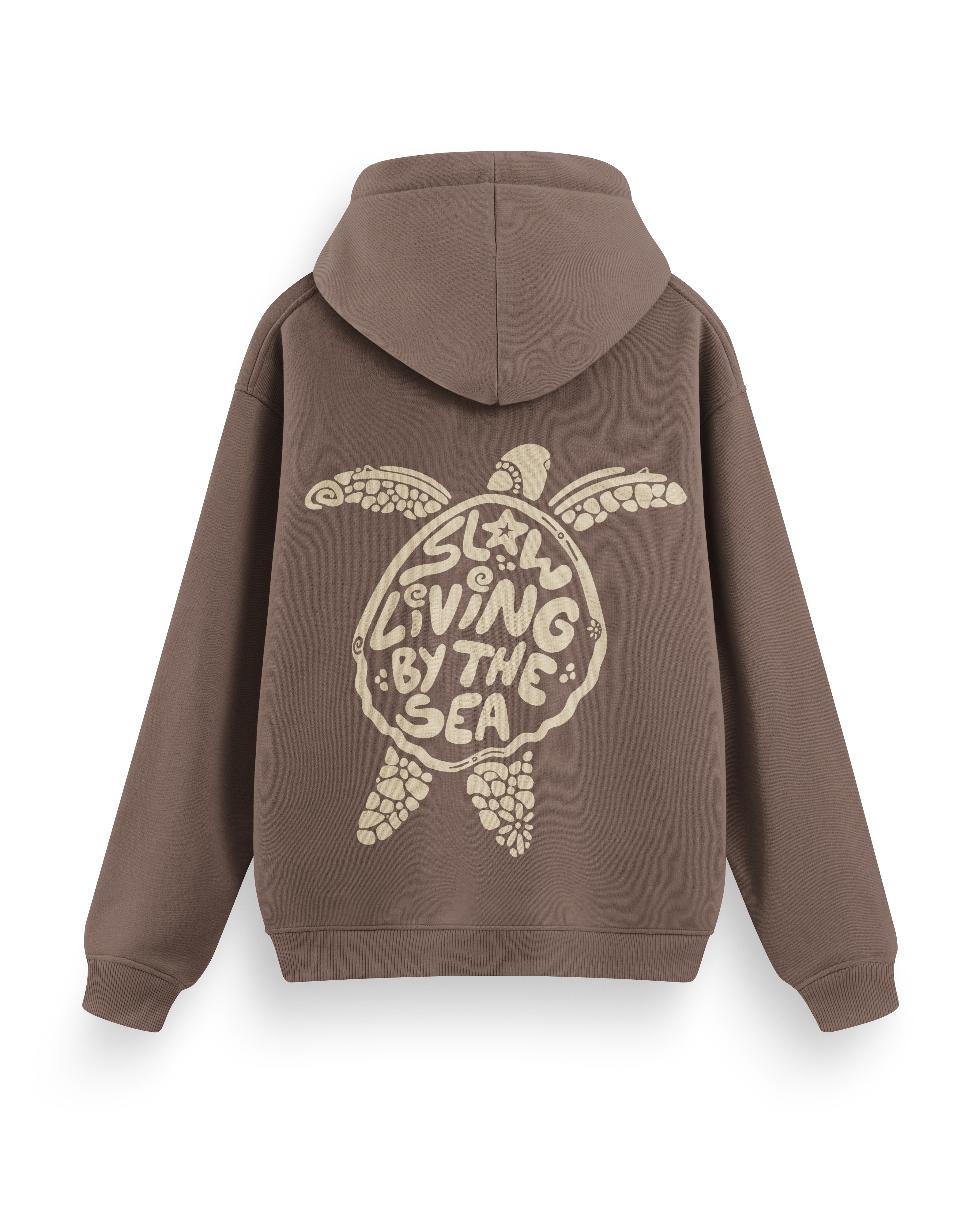 Slow Living By The Sea Hoodie Basic