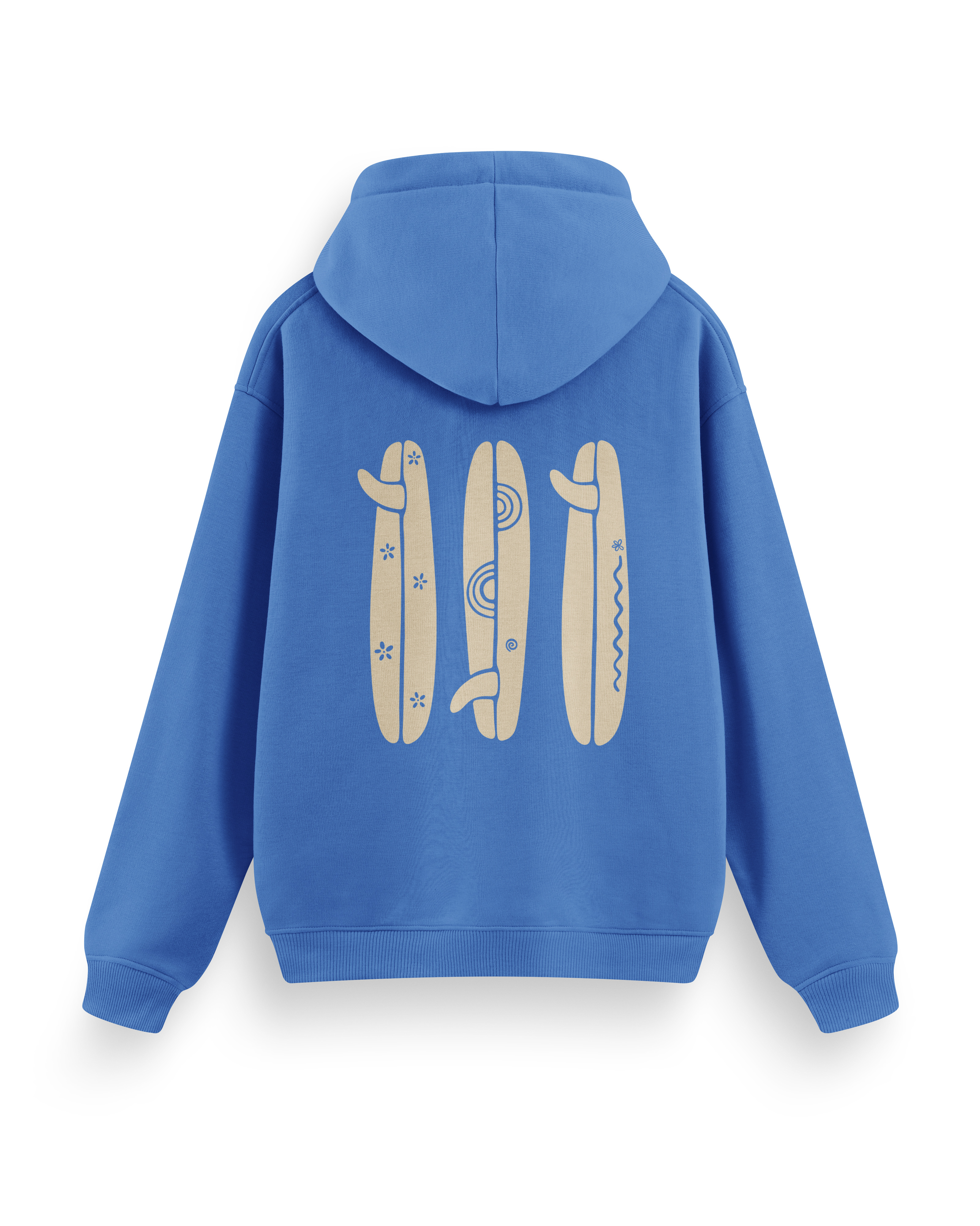 Boho Surfboard Hoodie Basic