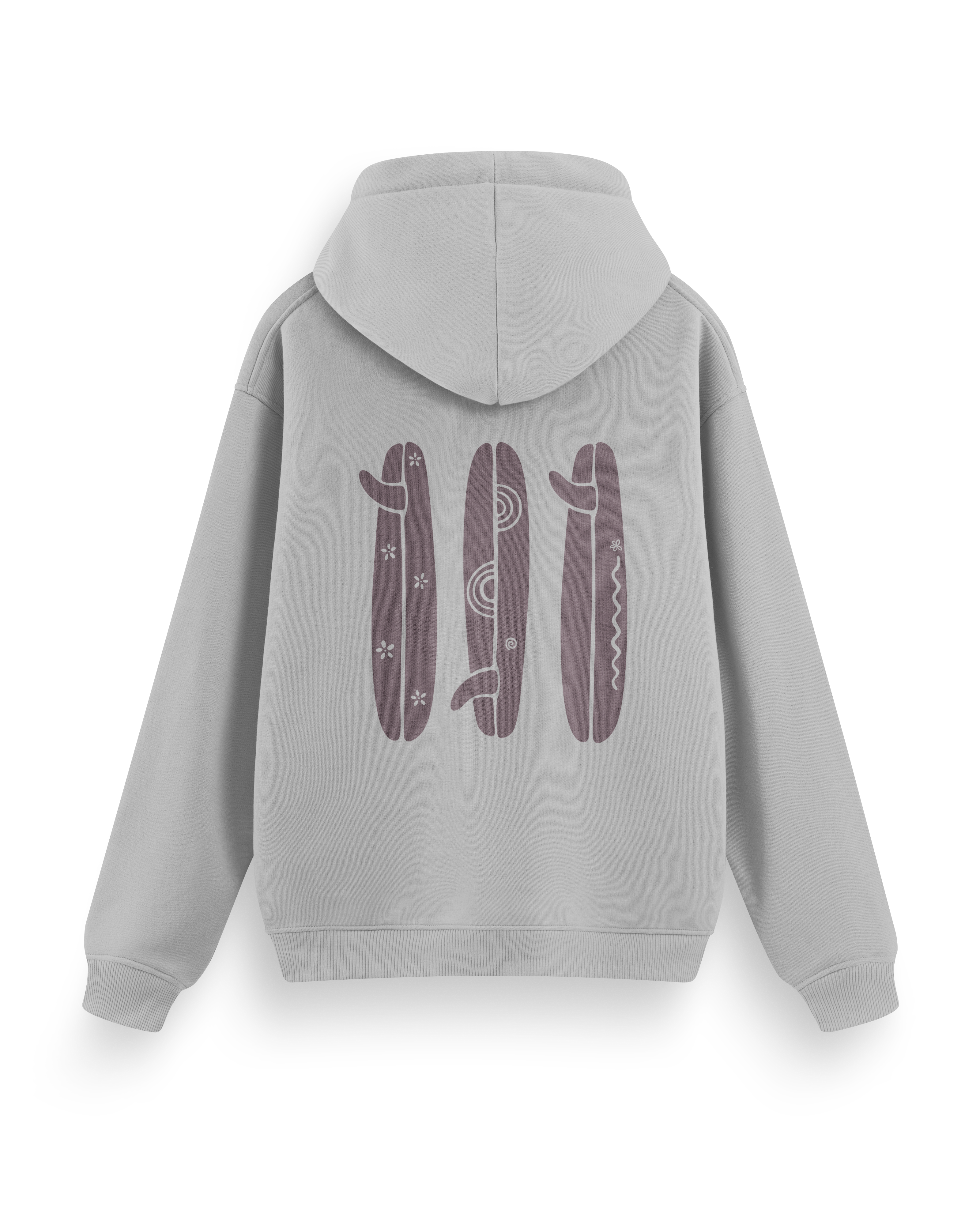 Boho Surfboard Hoodie Basic