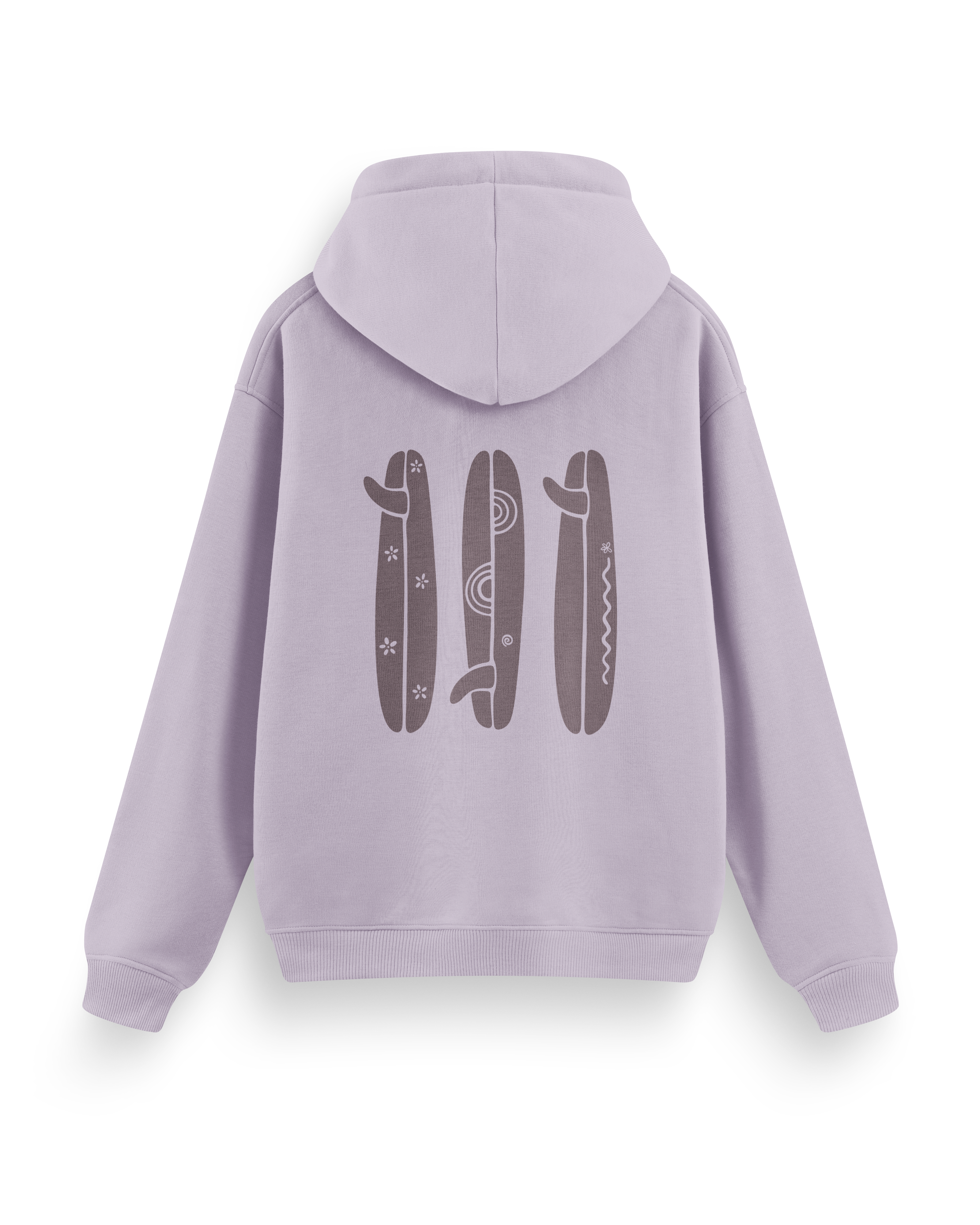 Boho Surfboard Hoodie Basic