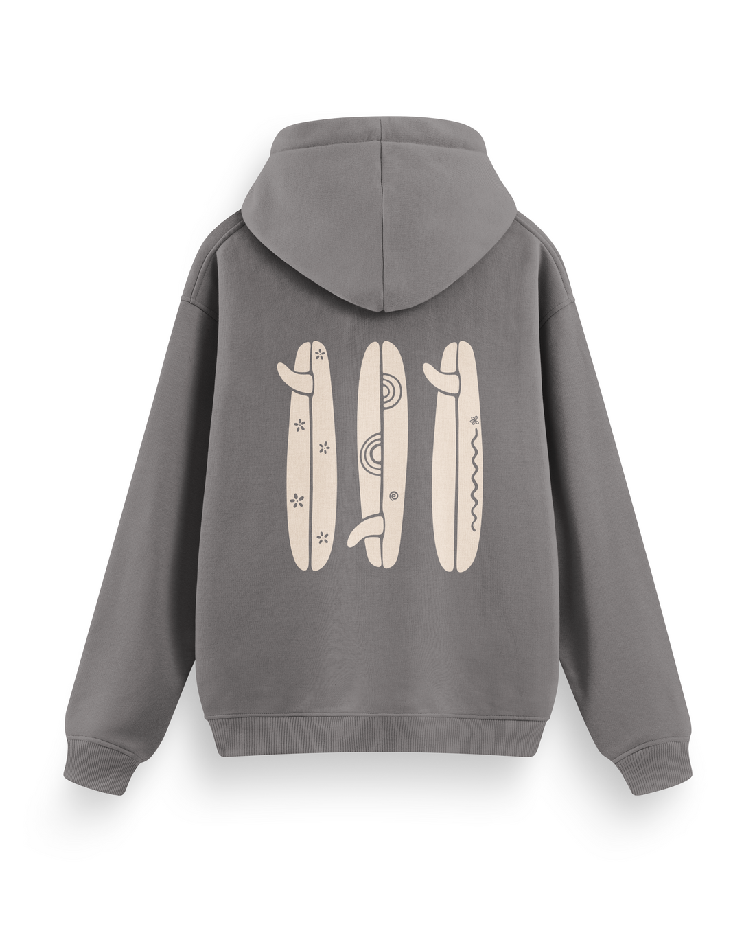 Boho Surfboard Hoodie Basic