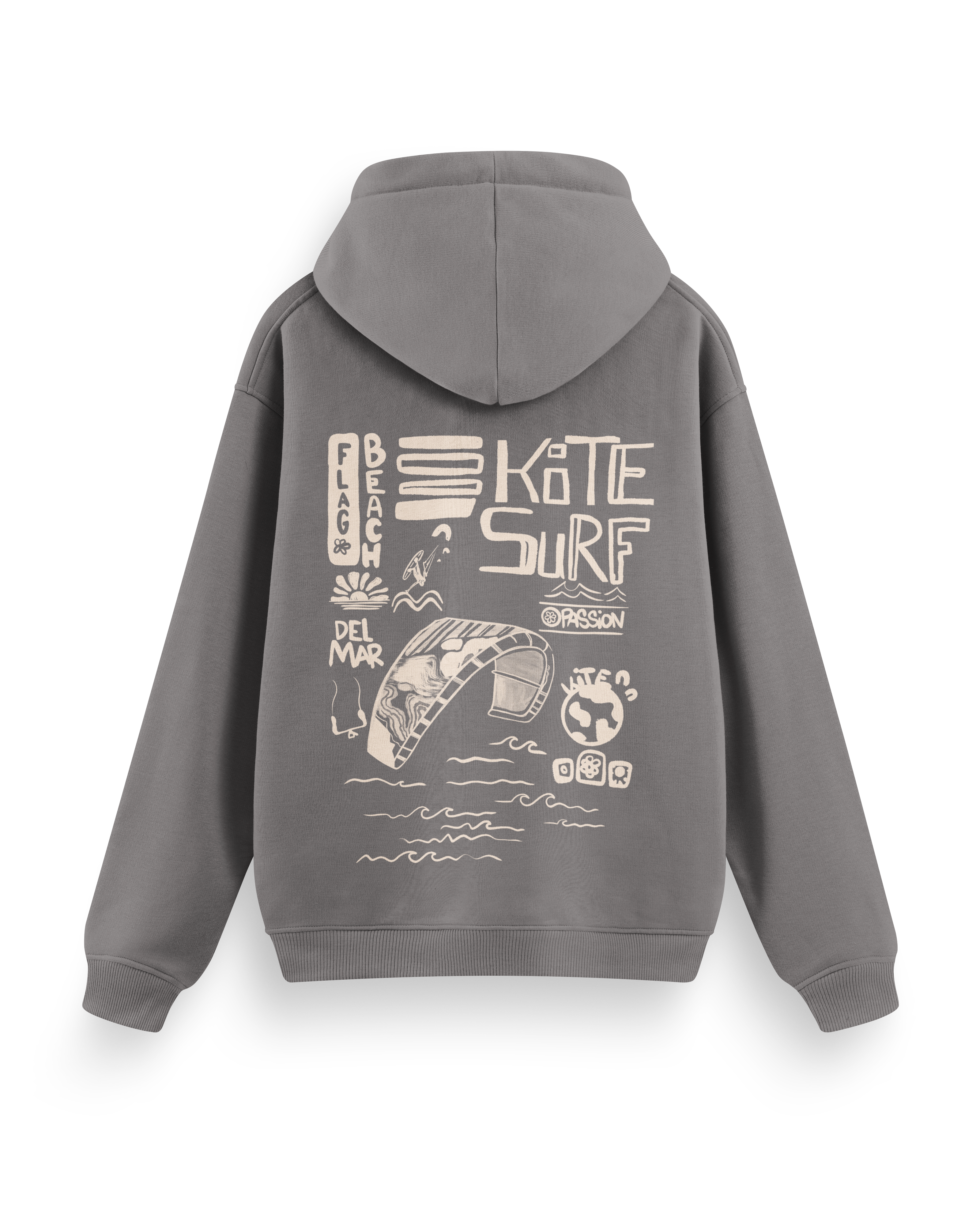 Flag Beach Hoodie Basic