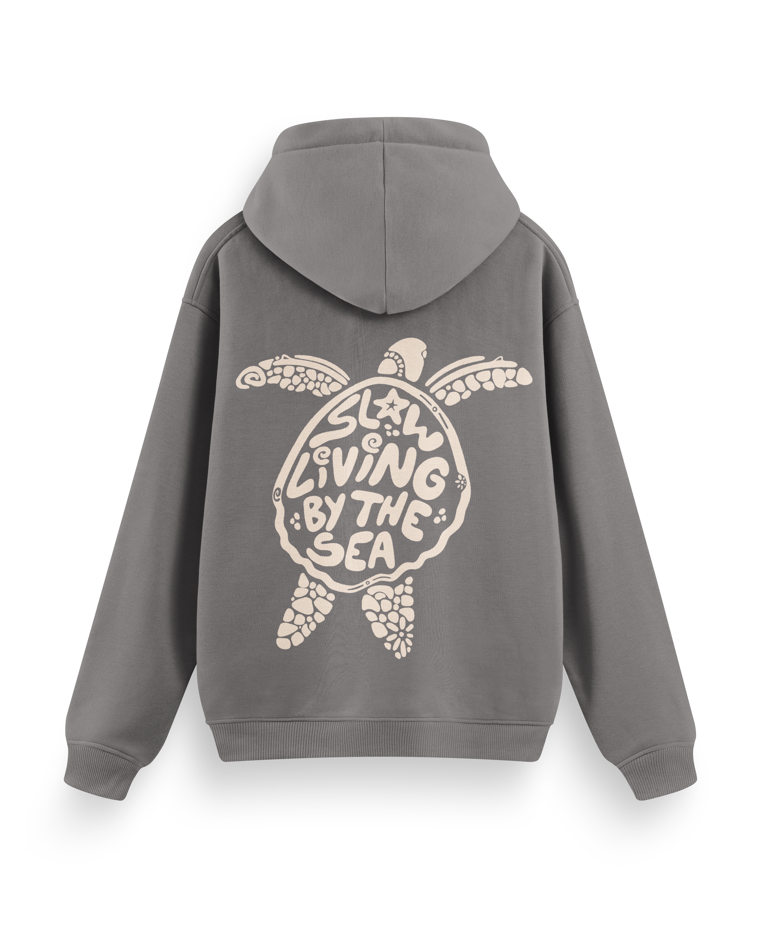 Slow Living By The Sea Hoodie Basic