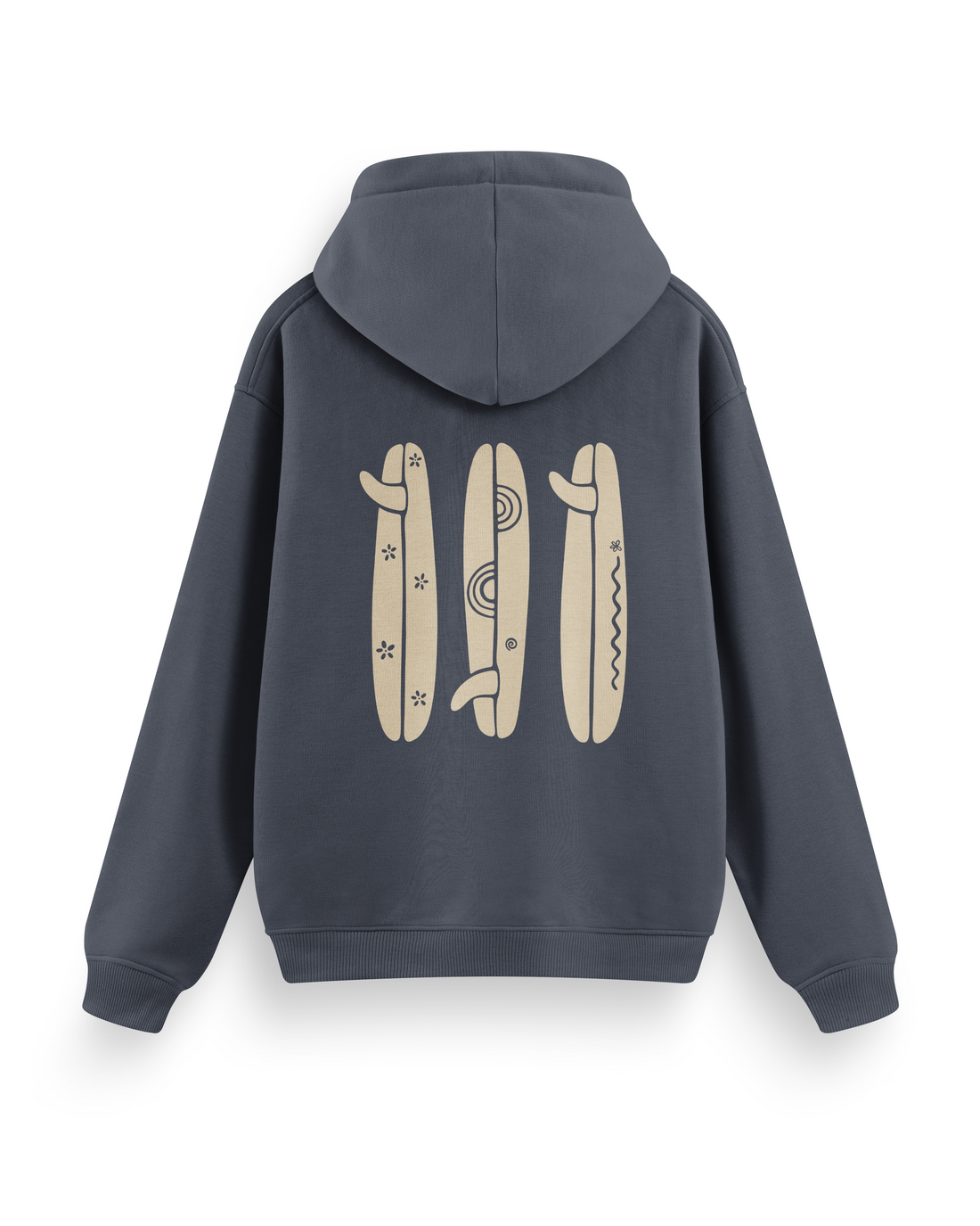Boho Surfboard Hoodie Basic