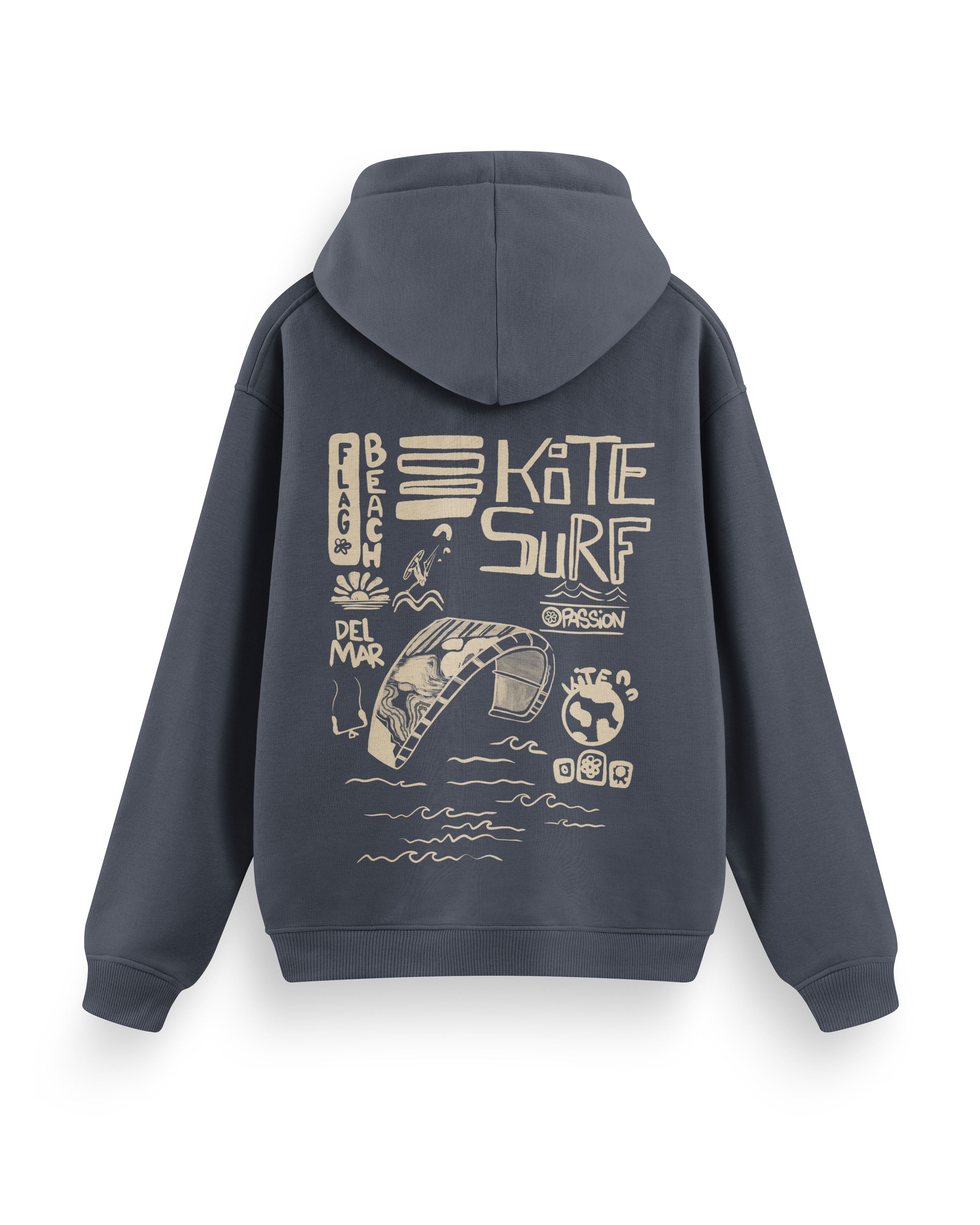 Flag Beach Hoodie Basic