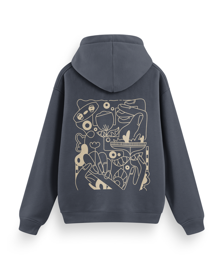 Kite Line Art Hoodie Basic