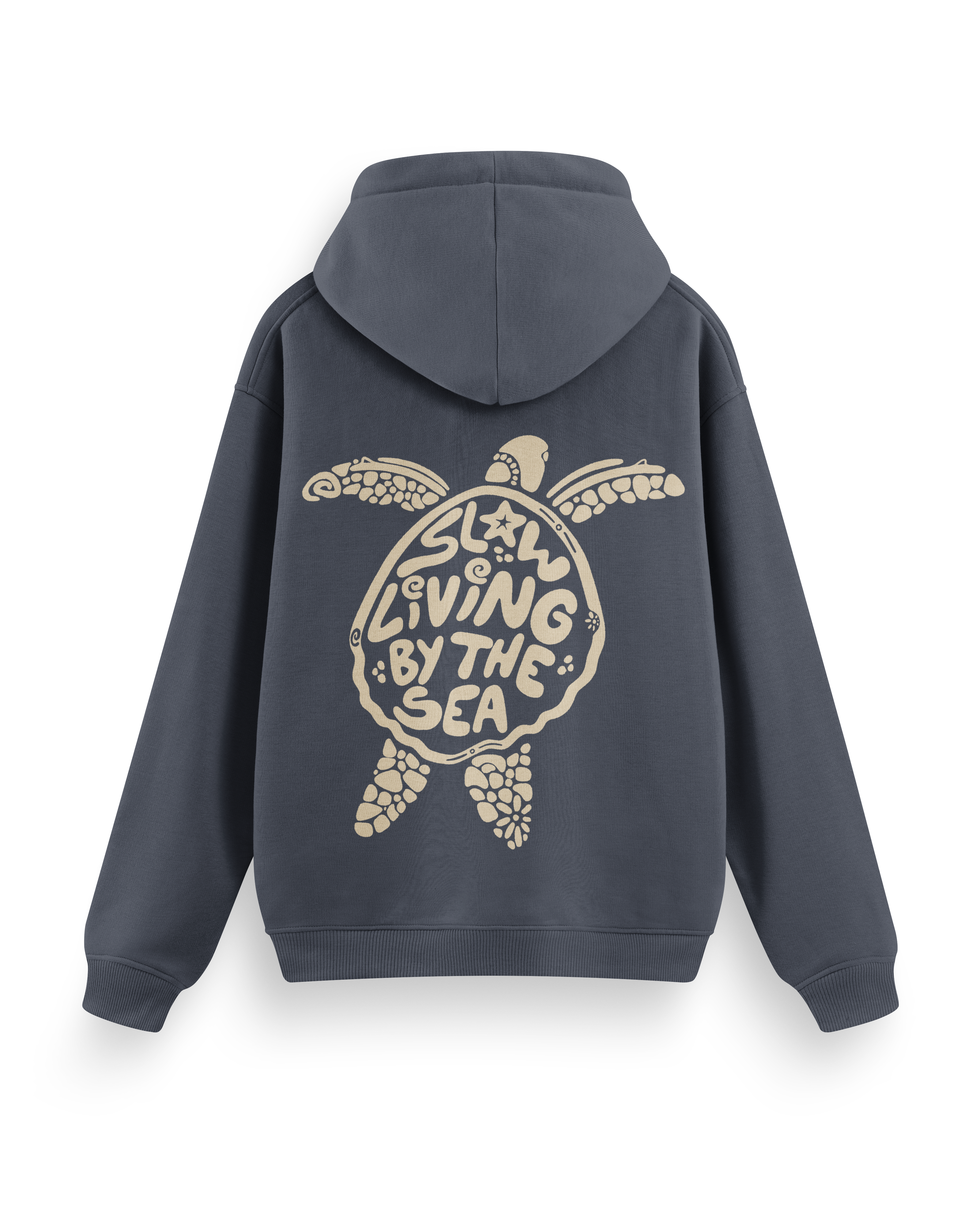 Slow Living By The Sea Hoodie Basic