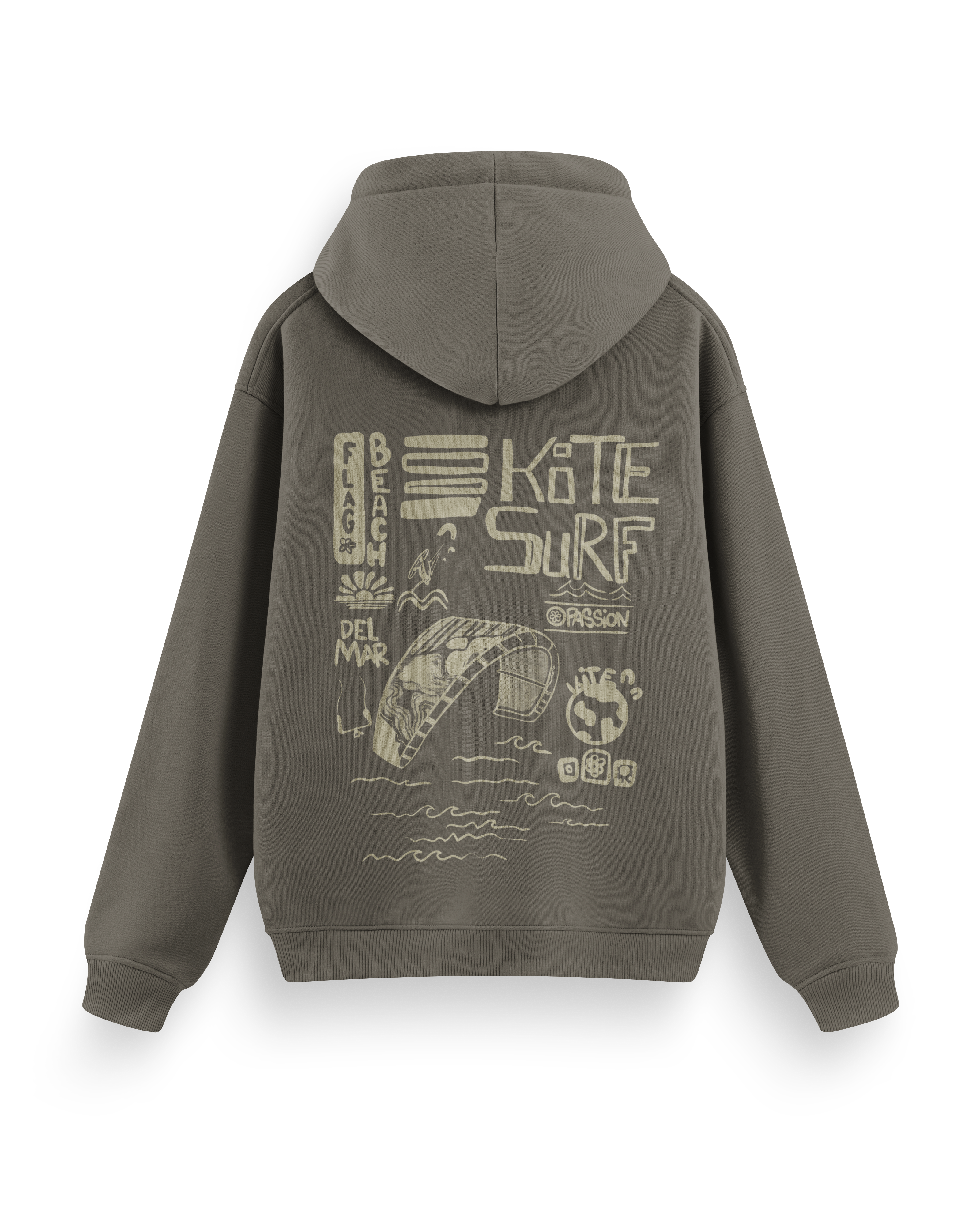 Flag Beach Hoodie Basic