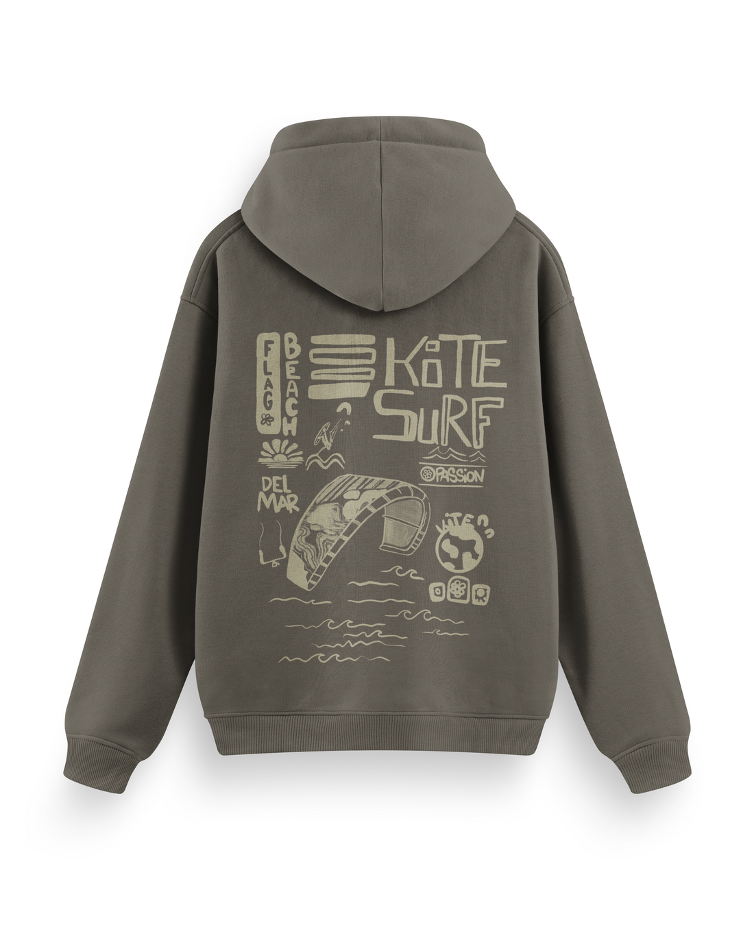 Flag Beach Hoodie Basic