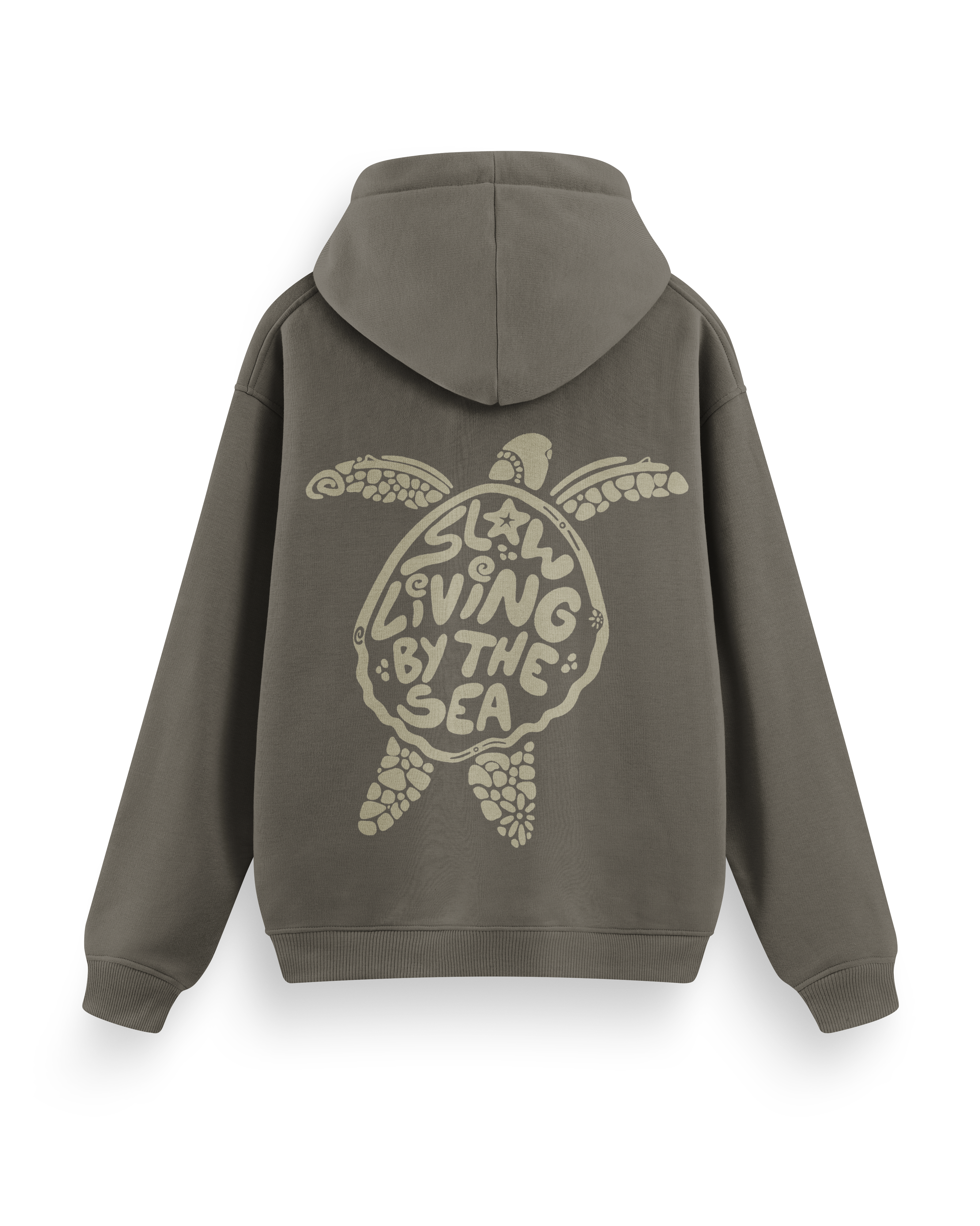Slow Living By The Sea Hoodie Basic