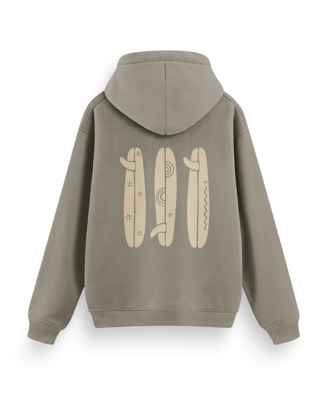 Boho Surfboard Hoodie Basic