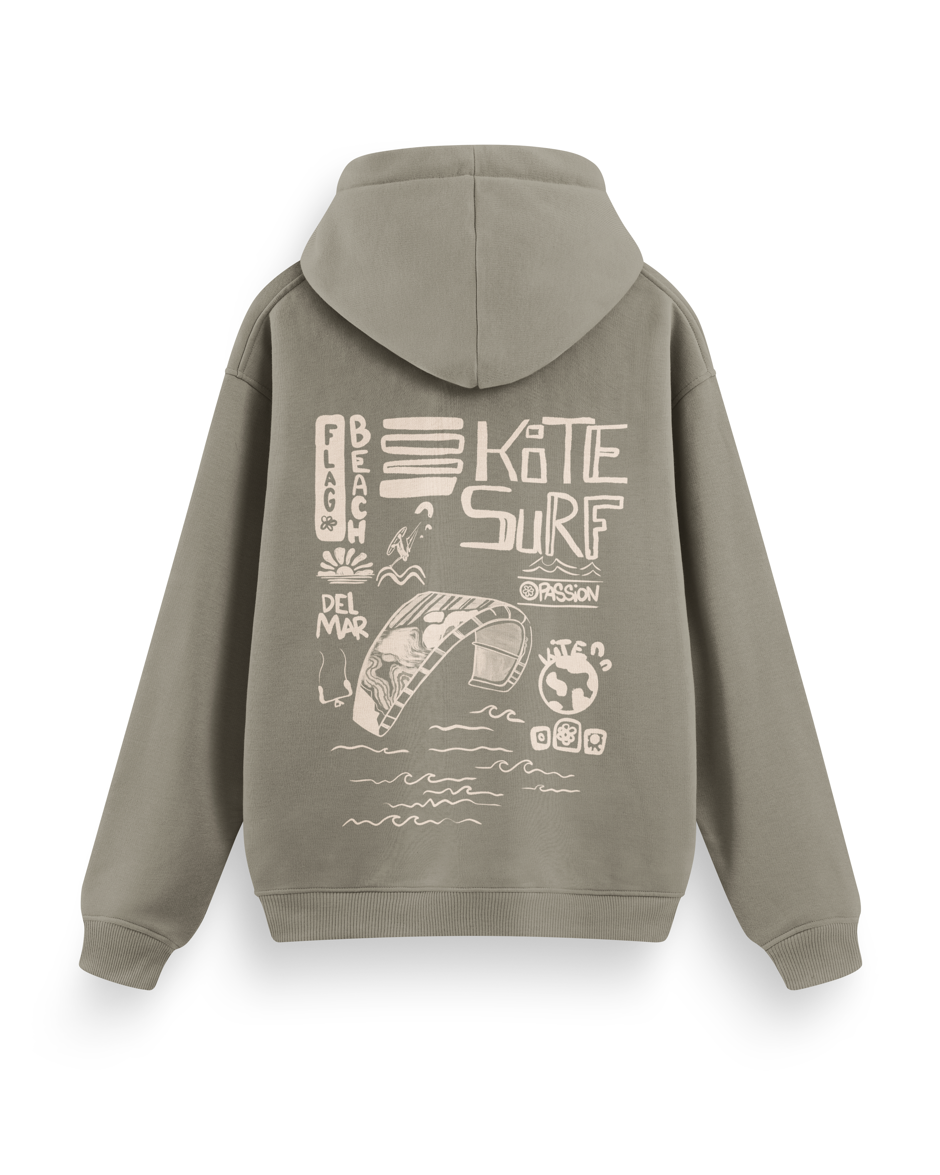 Flag Beach Hoodie Basic