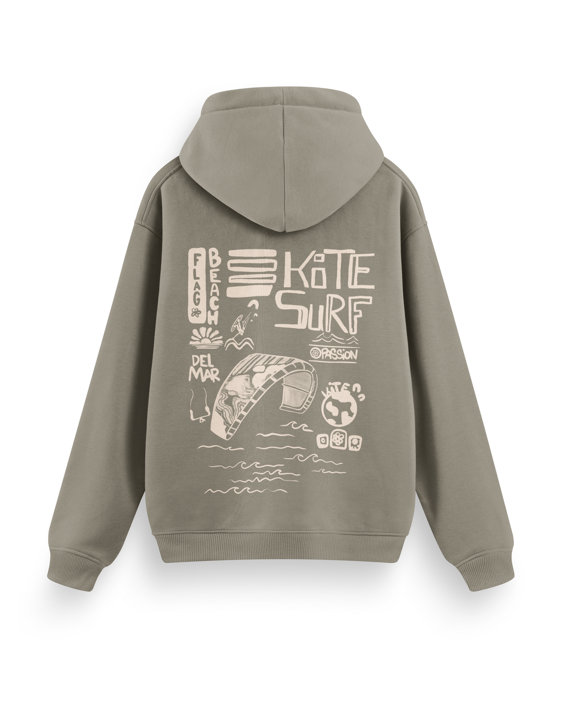 Flag Beach Hoodie Basic