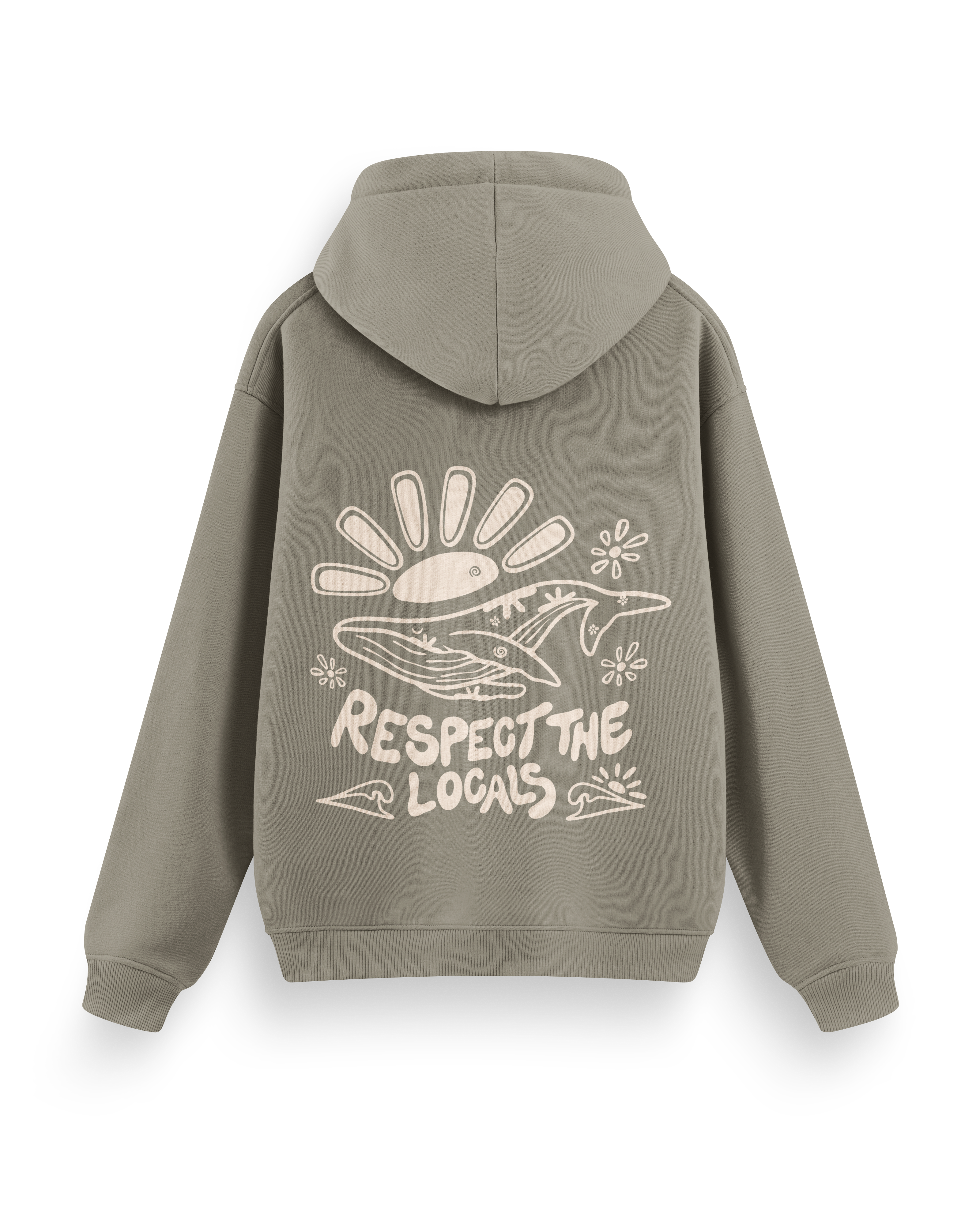 Respect The Locals Hoodie Basic