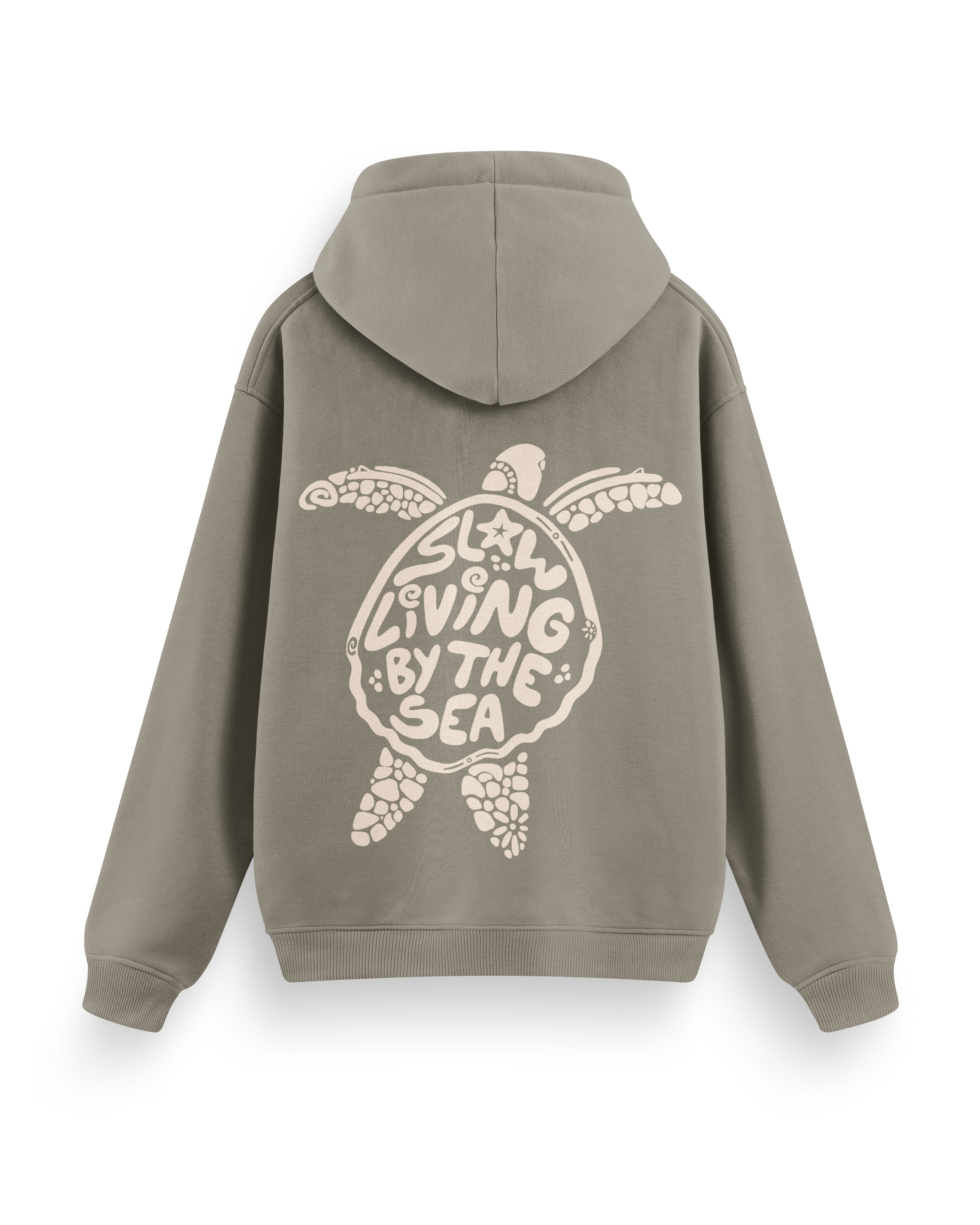 Slow Living By The Sea Hoodie Basic