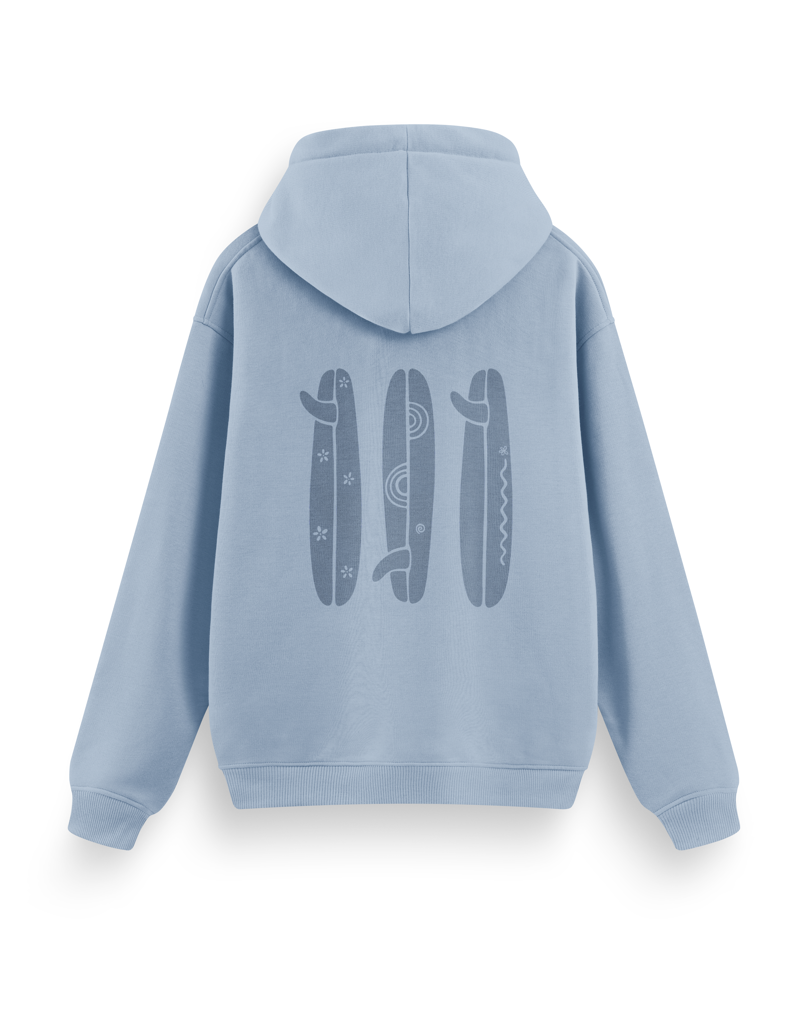 Boho Surfboard Hoodie Basic