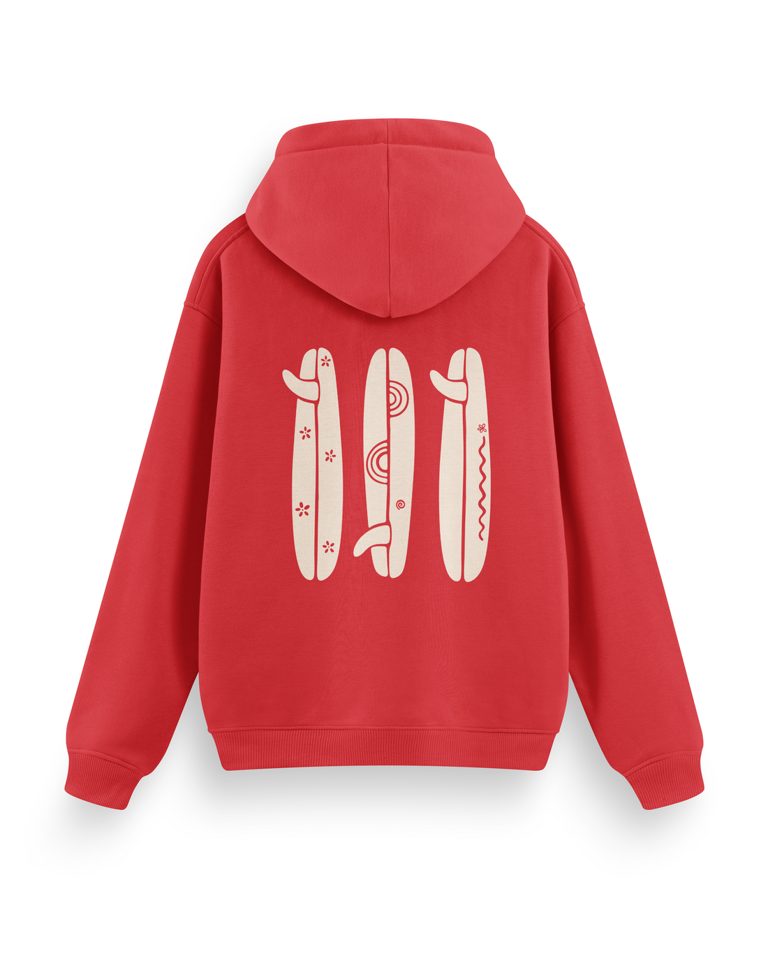 Boho Surfboard Hoodie Basic