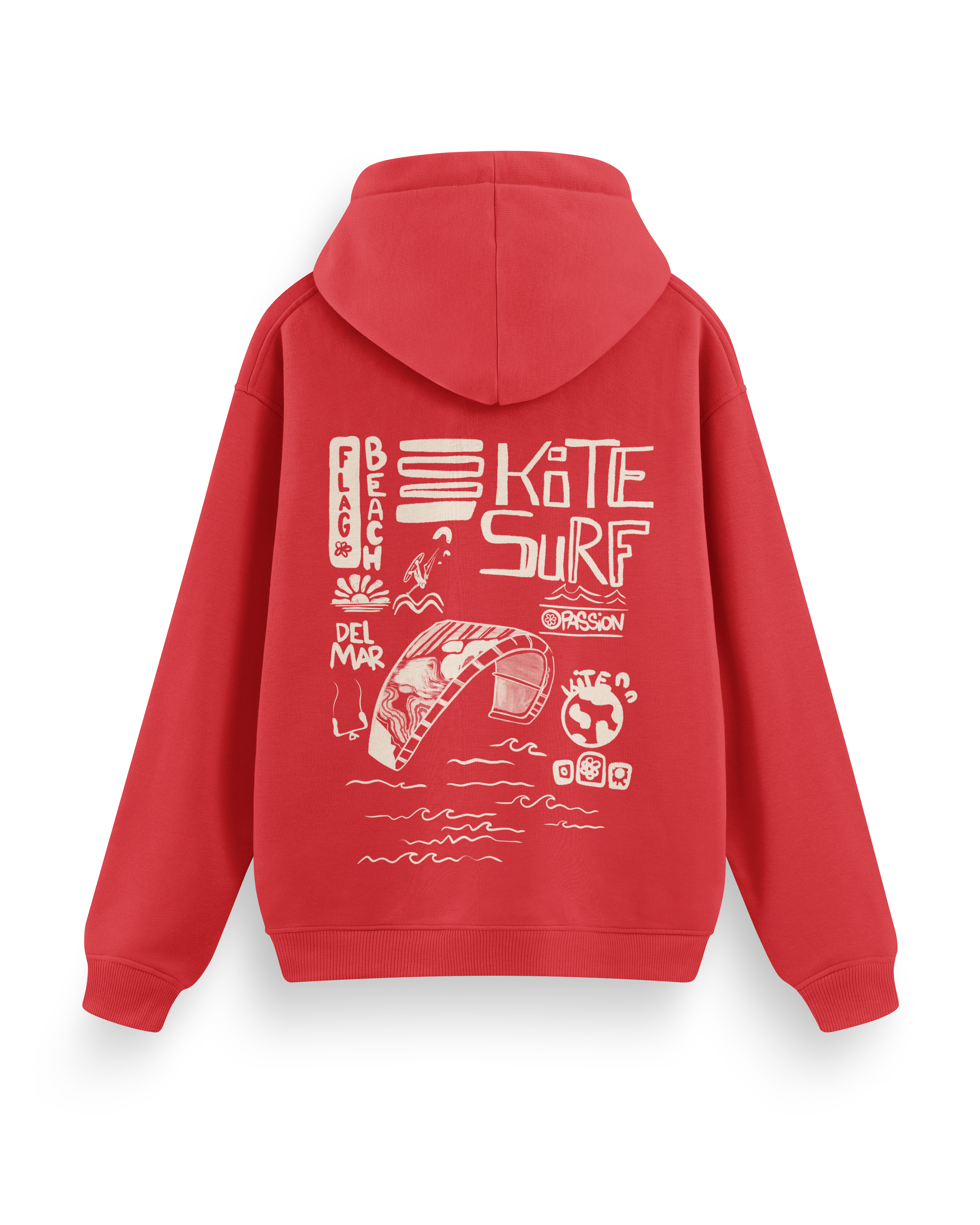 Flag Beach Hoodie Basic