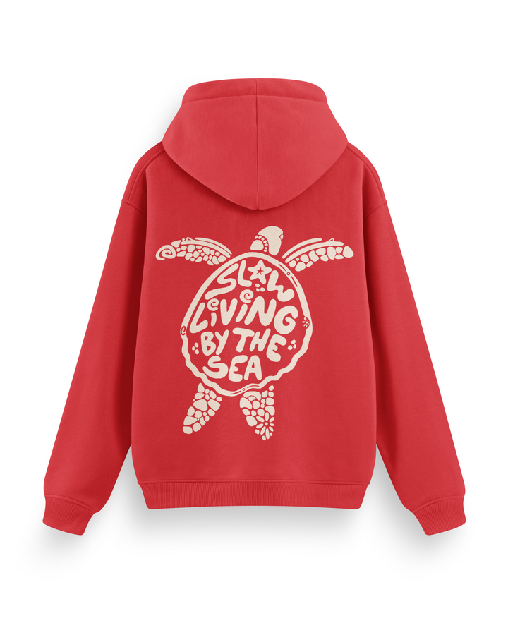 Slow Living By The Sea Hoodie Basic