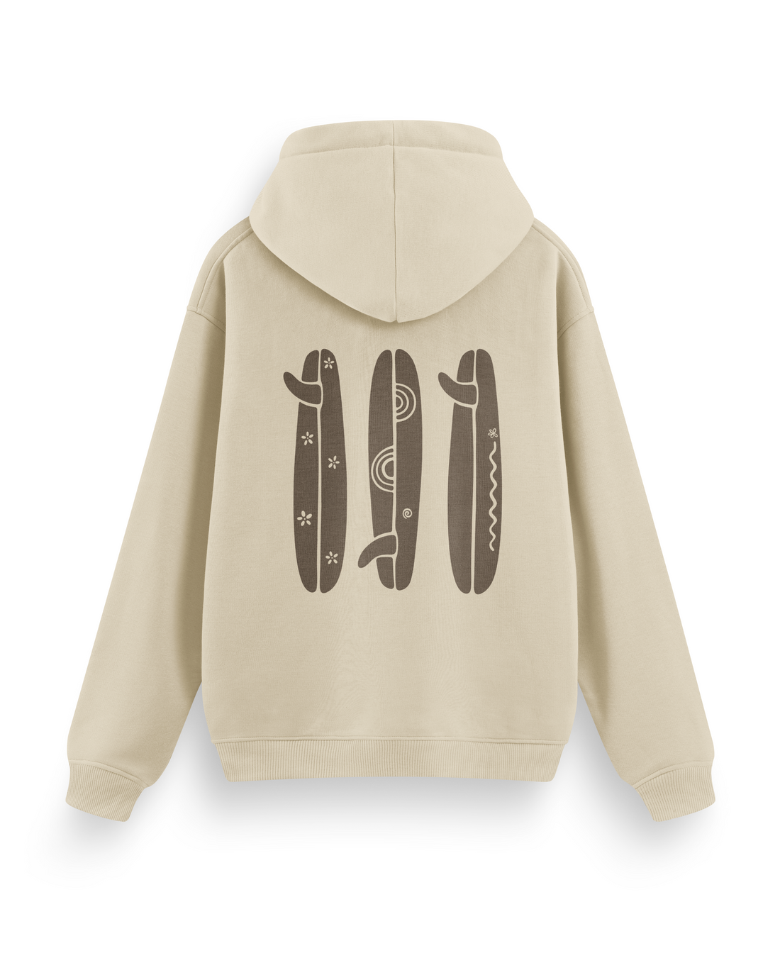 Boho Surfboard Hoodie Basic