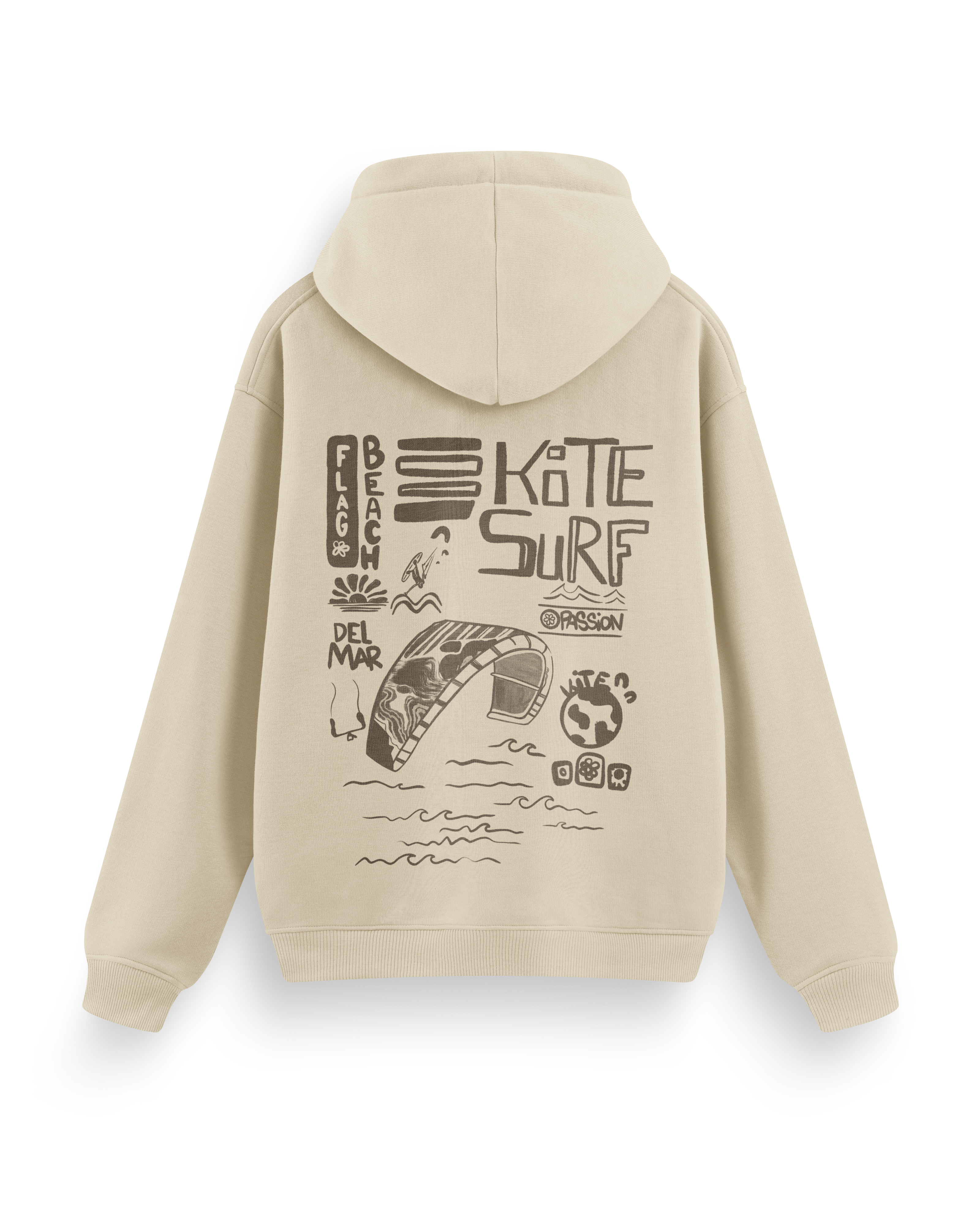 Flag Beach Hoodie Basic
