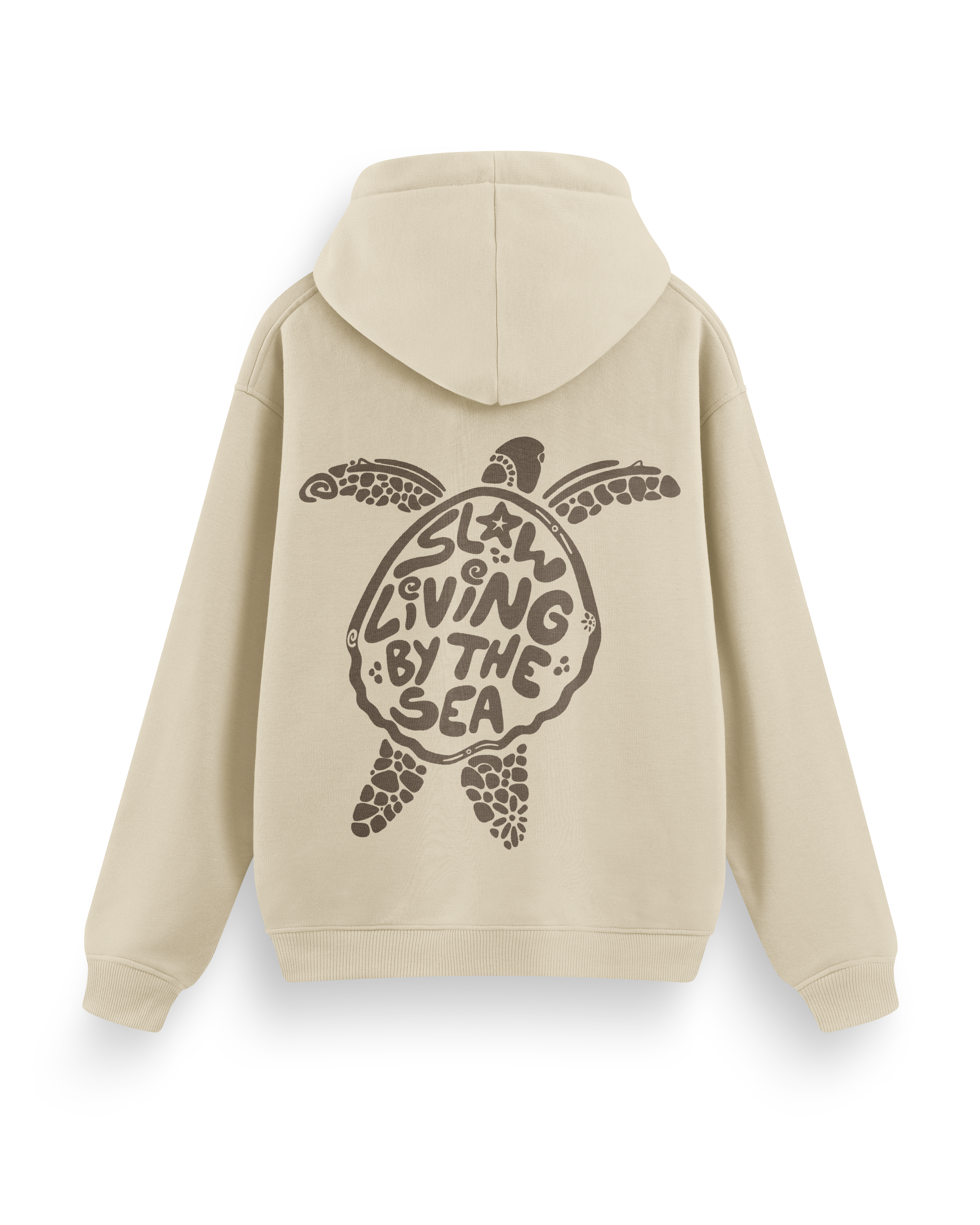 Slow Living By The Sea Hoodie Basic