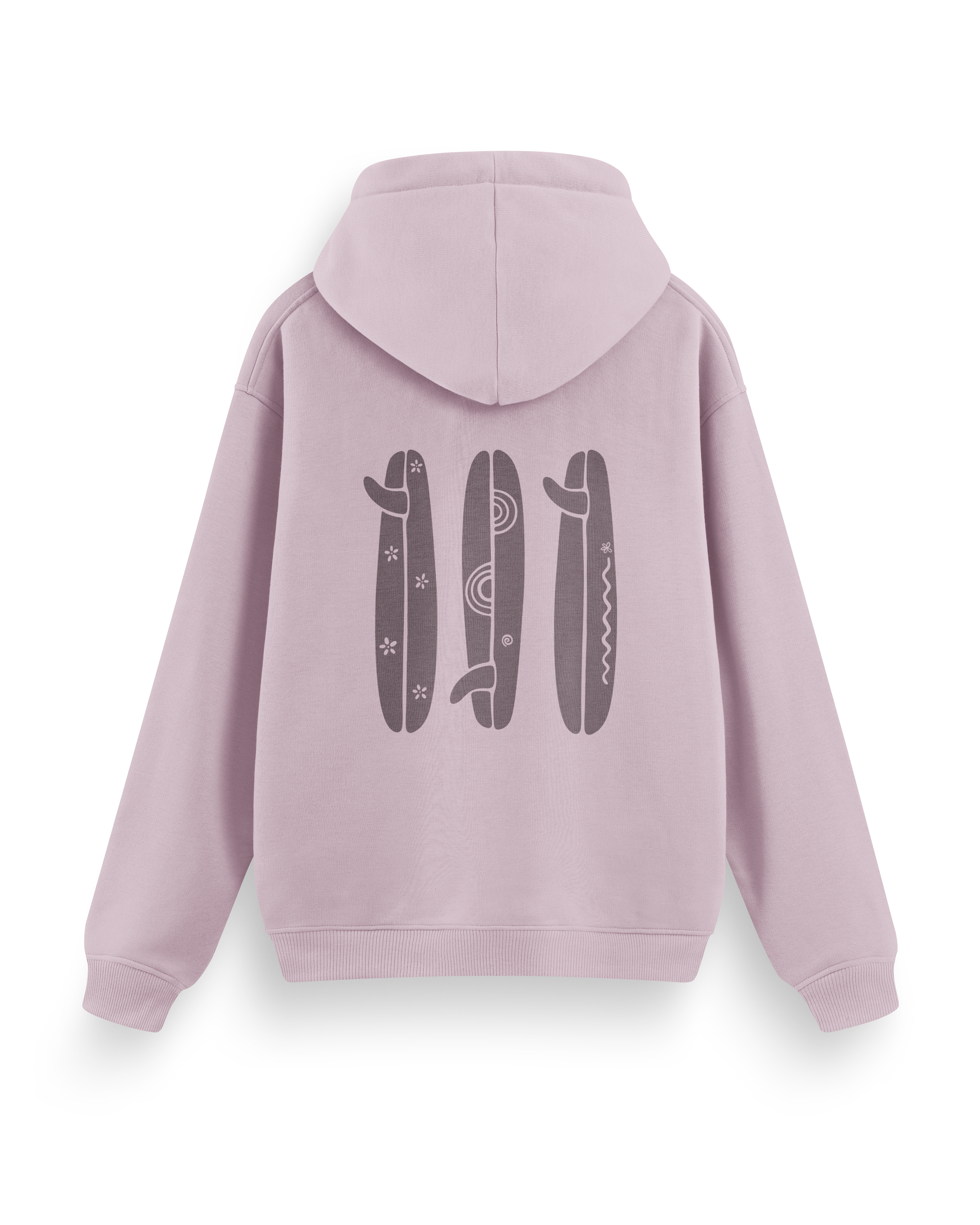 Boho Surfboard Hoodie Basic