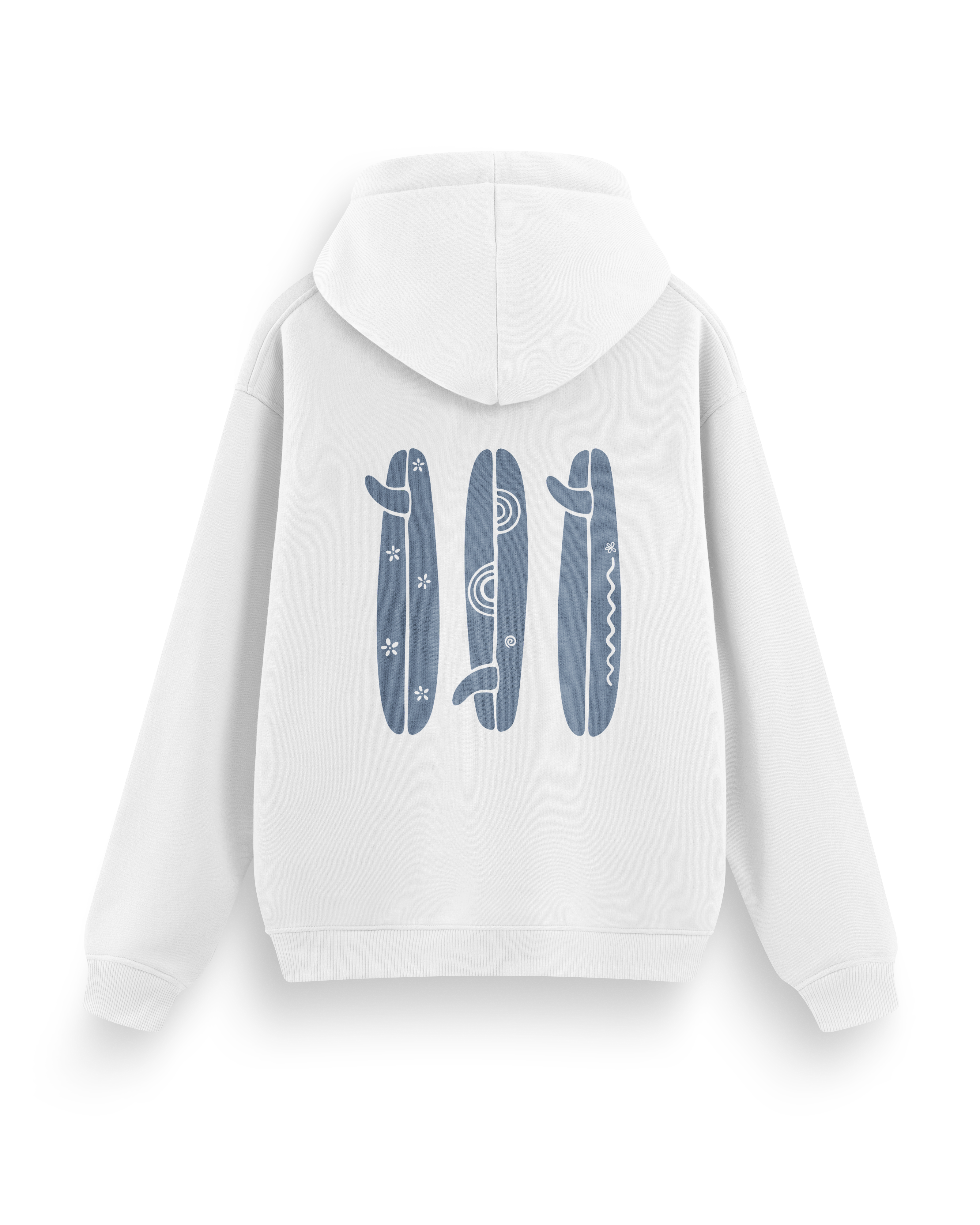 Boho Surfboard Hoodie Basic