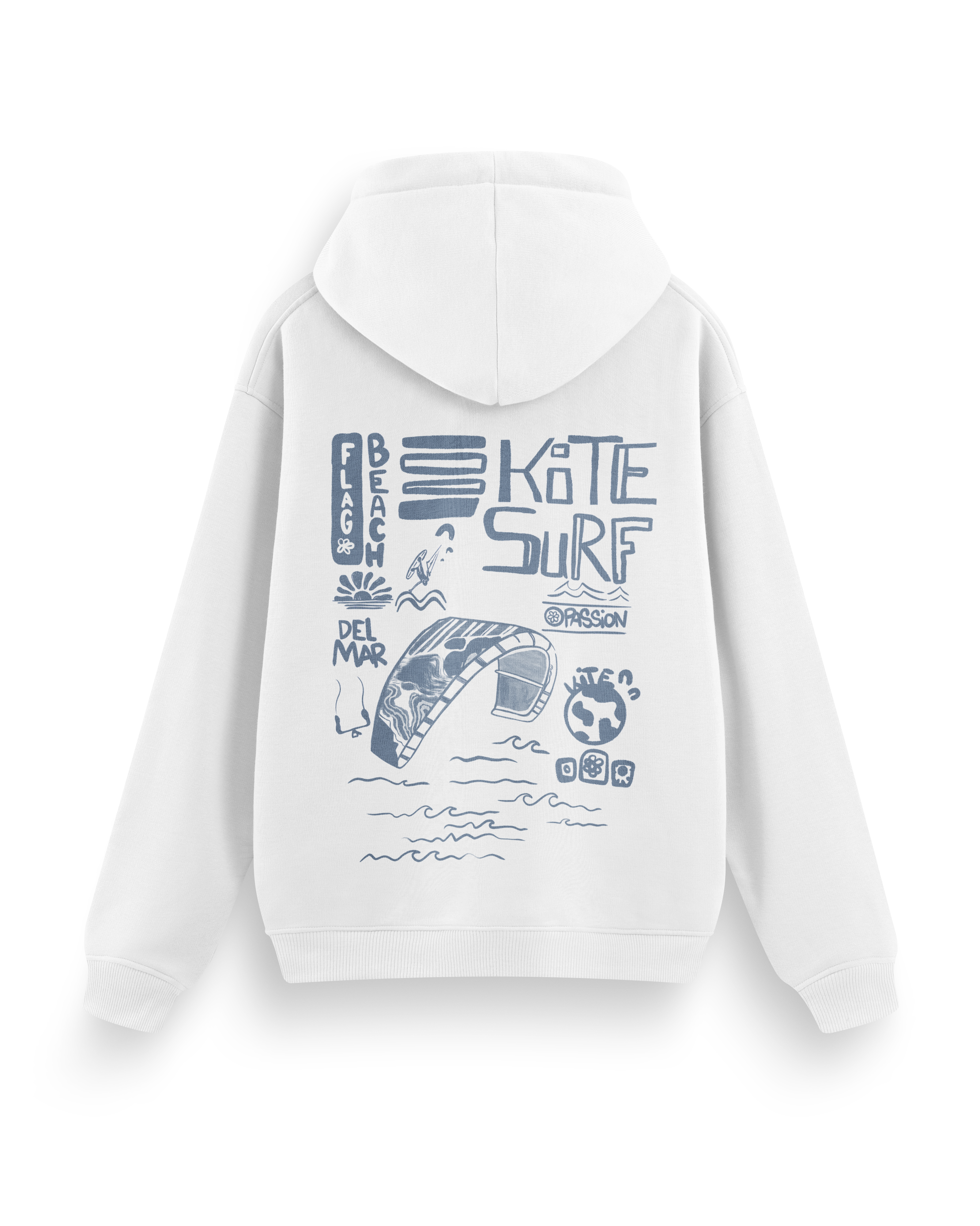 Flag Beach Hoodie Basic