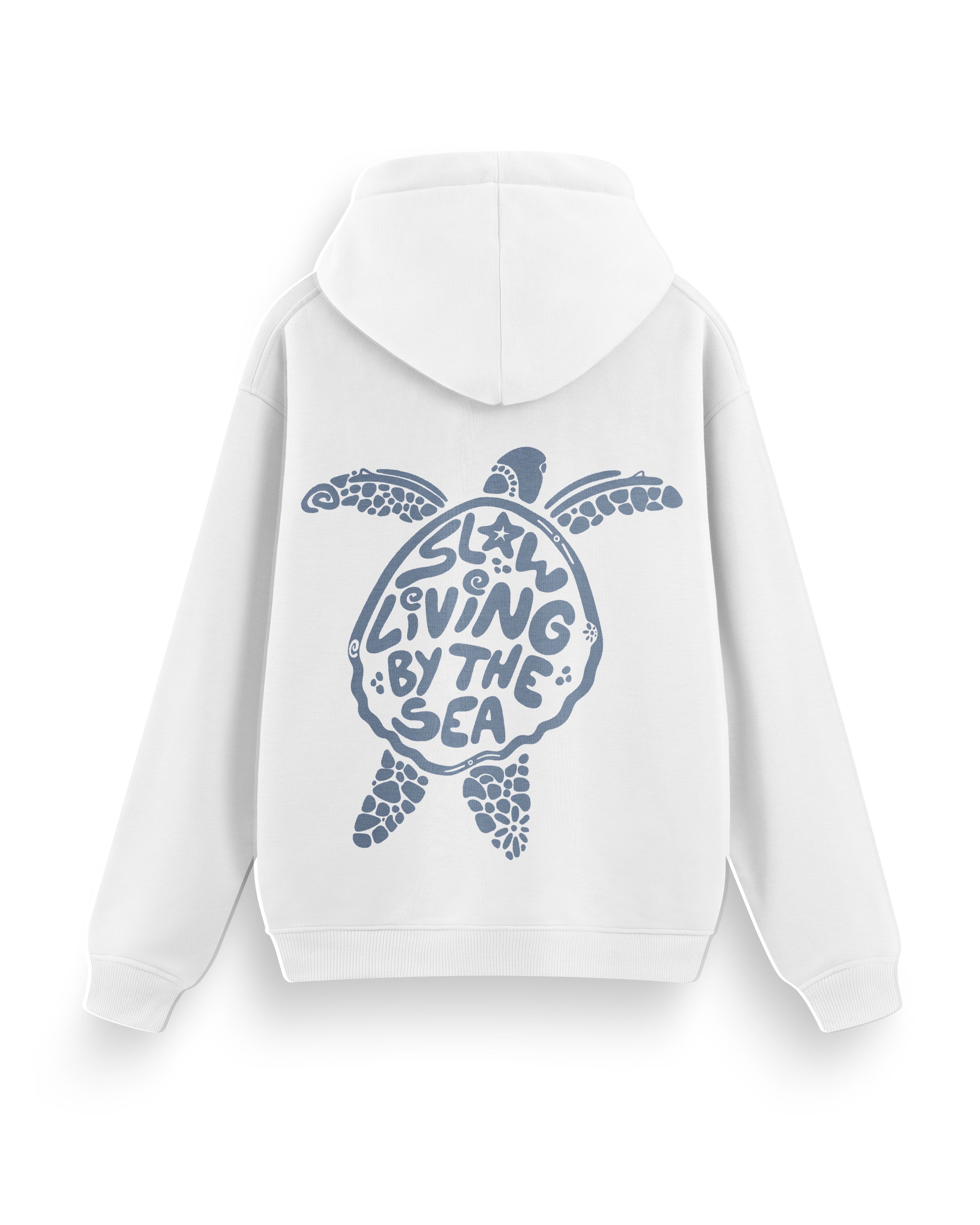 Slow Living By The Sea Hoodie Basic