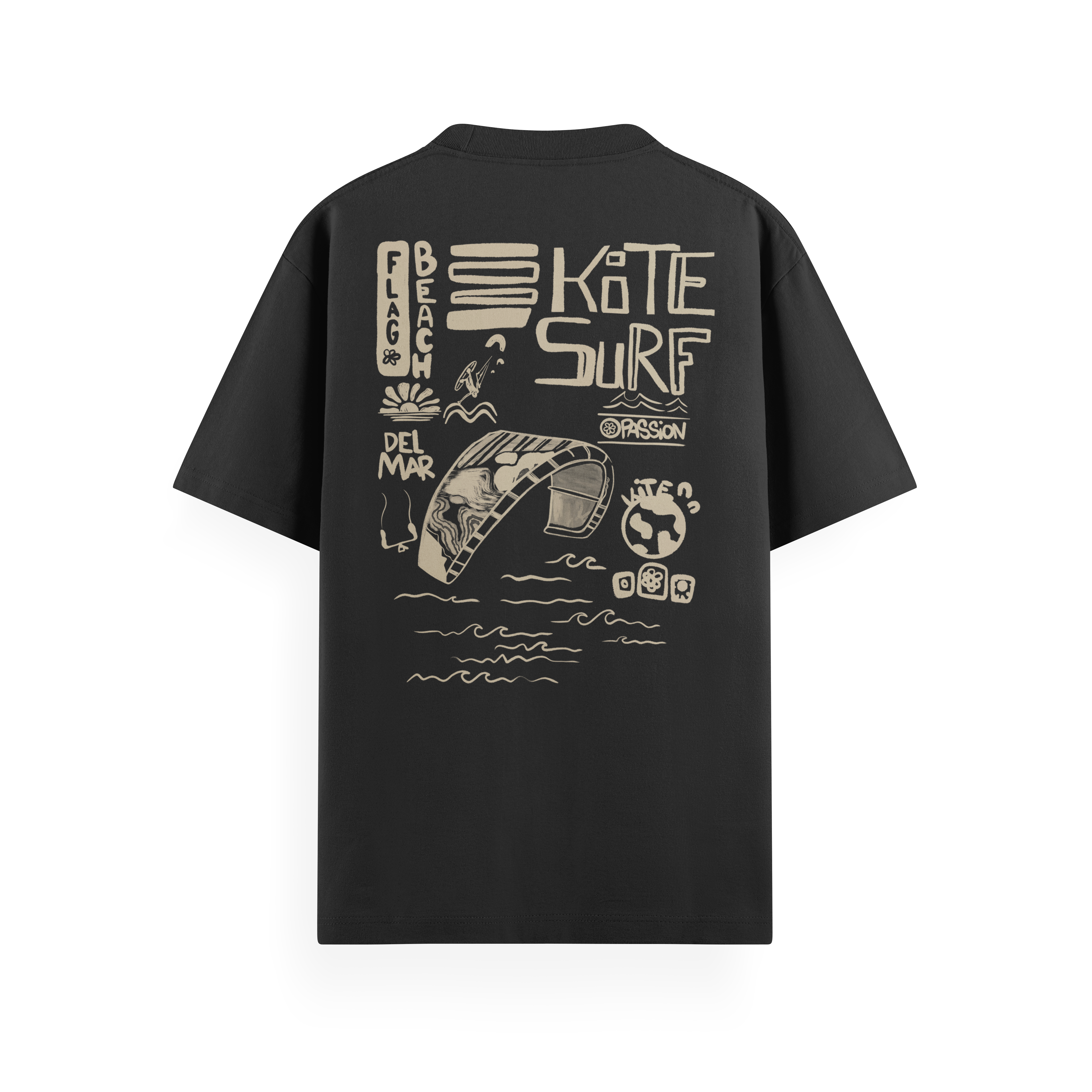 Flag Beach T-Shirt Basic
