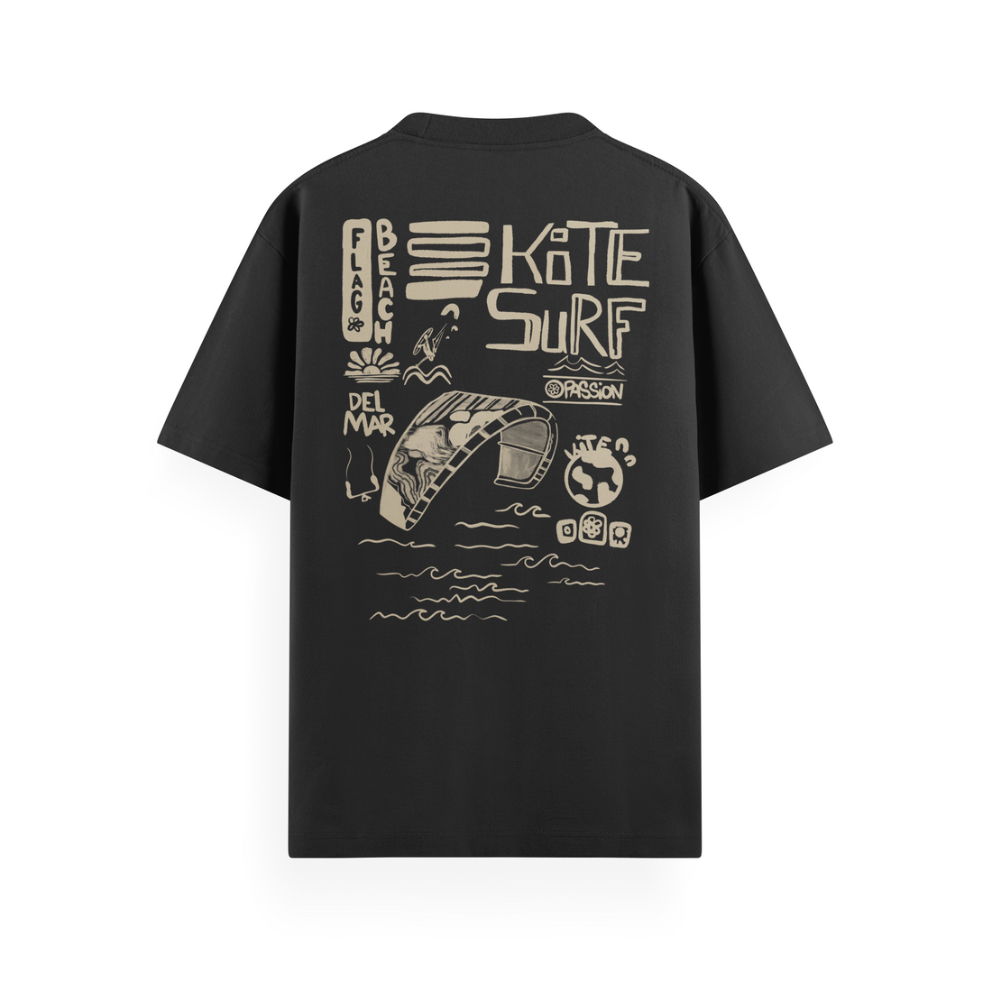Flag Beach T-Shirt Basic