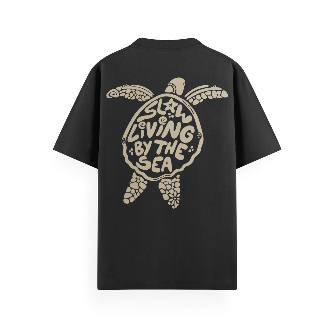Slow Living By The Sea Basic T-Shirt