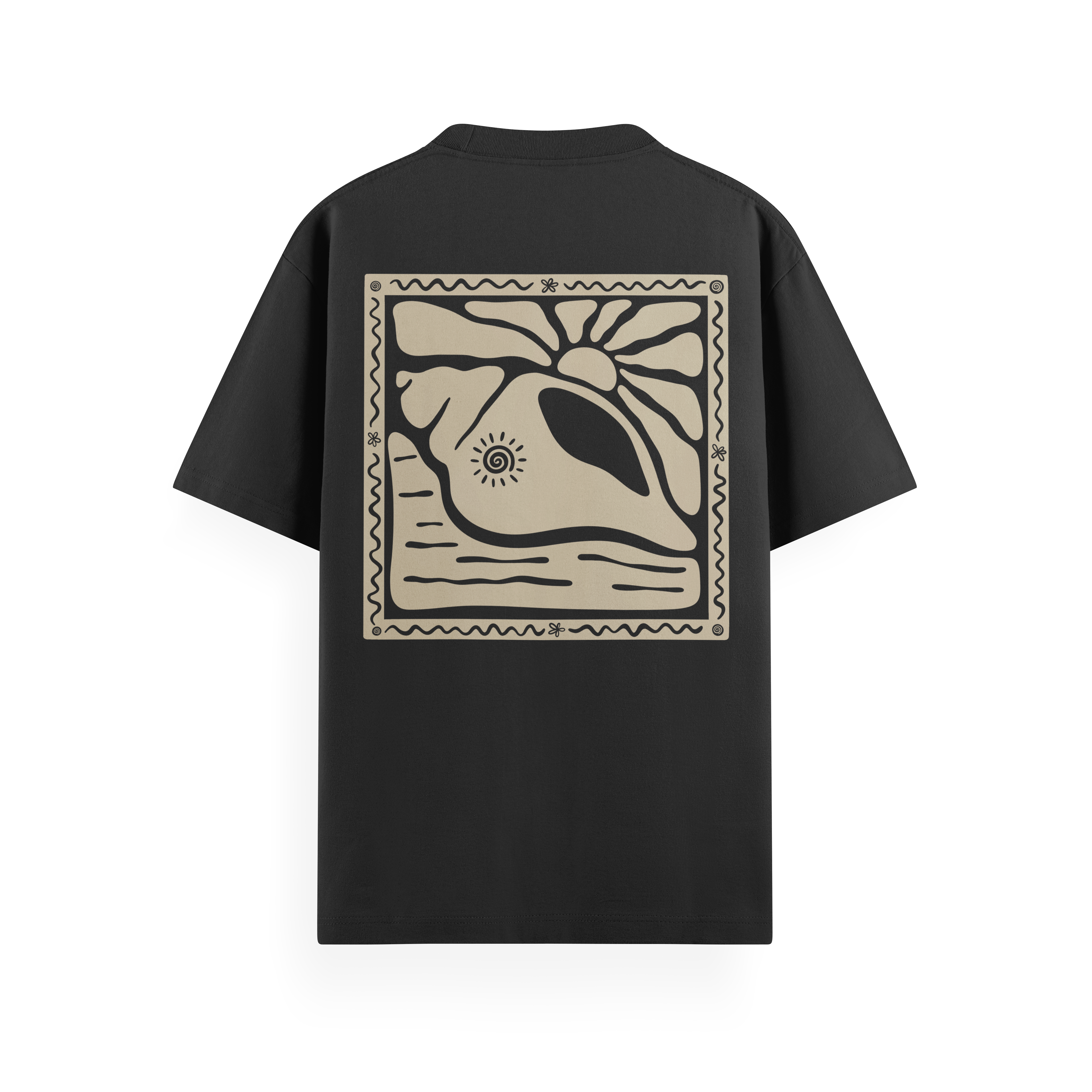 Sunny Seashell Basic T-Shirt