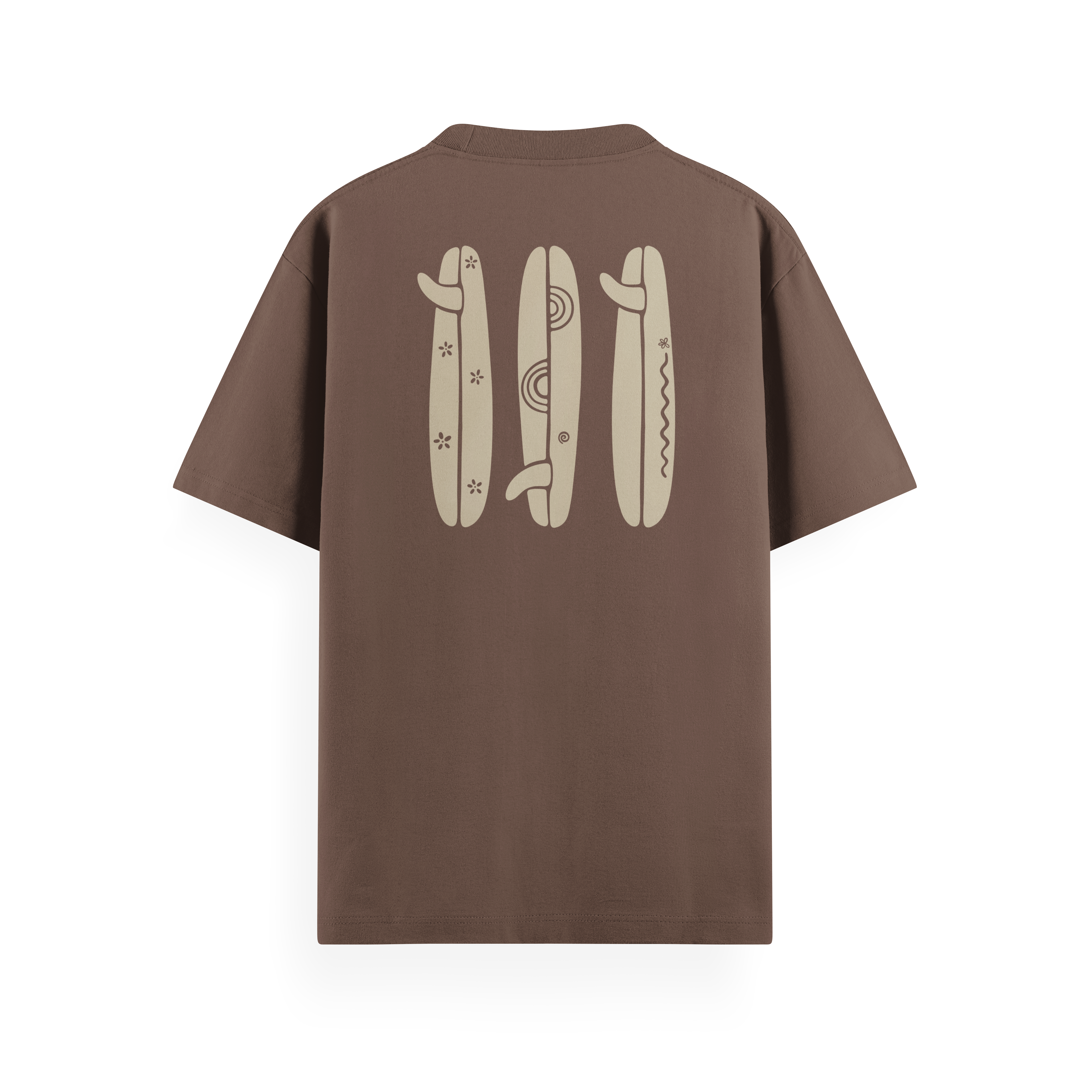 Boho Surfboard T-Shirt Basic