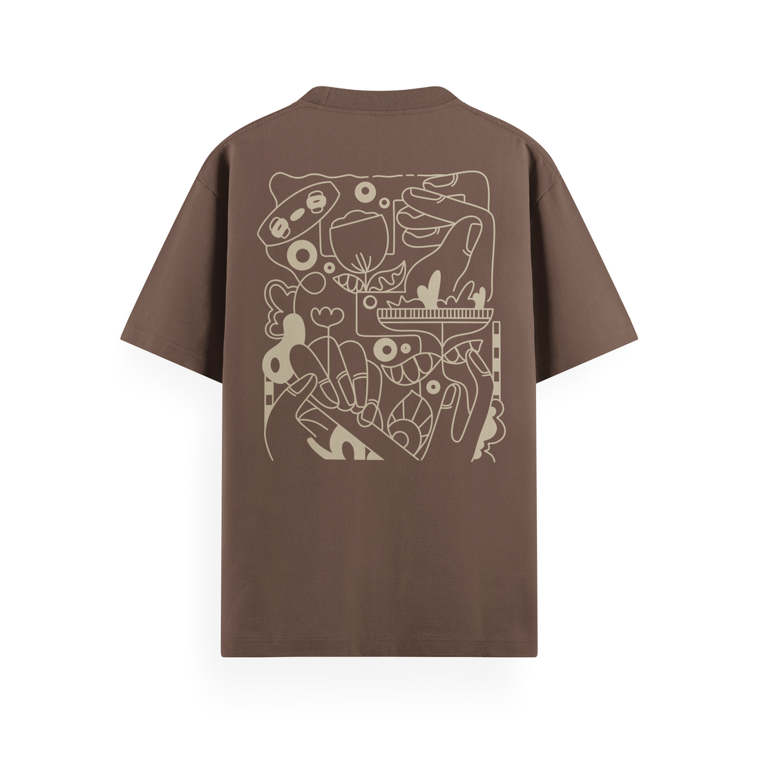 Kite Line Art T-Shirt Basic