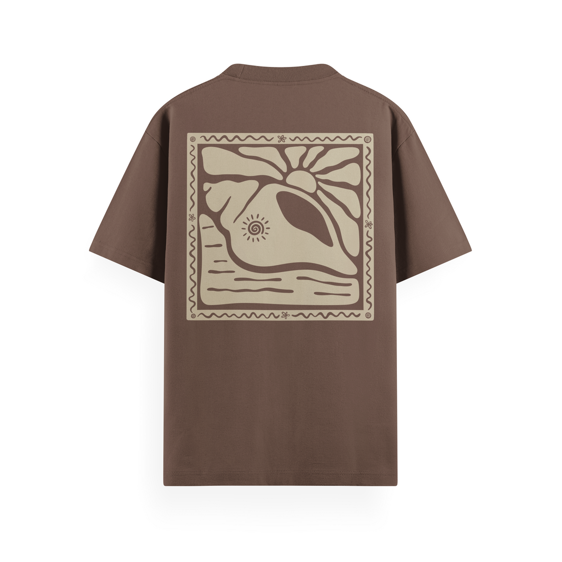 Sunny Seashell Basic T-Shirt