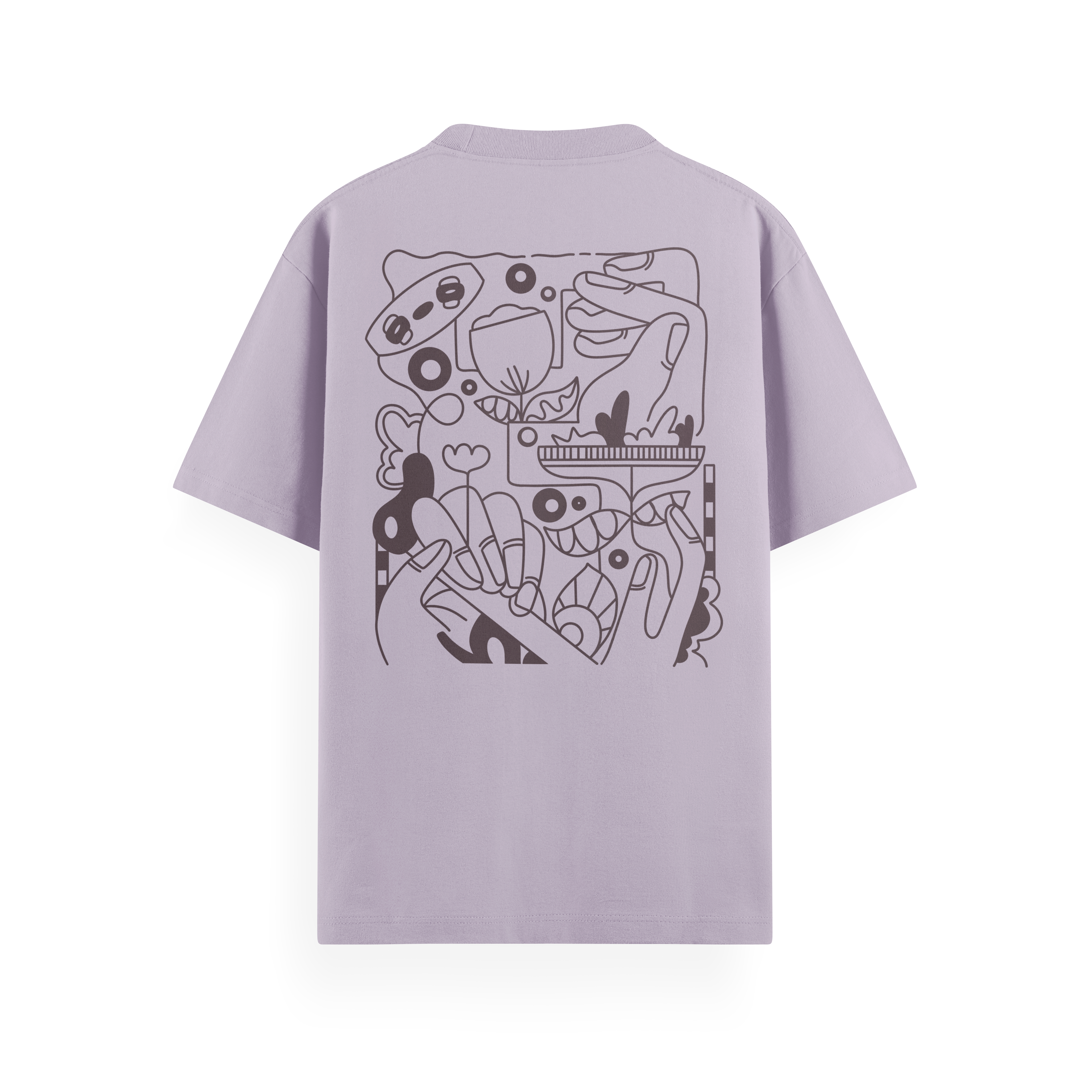 Kite Line Art T-Shirt Basic